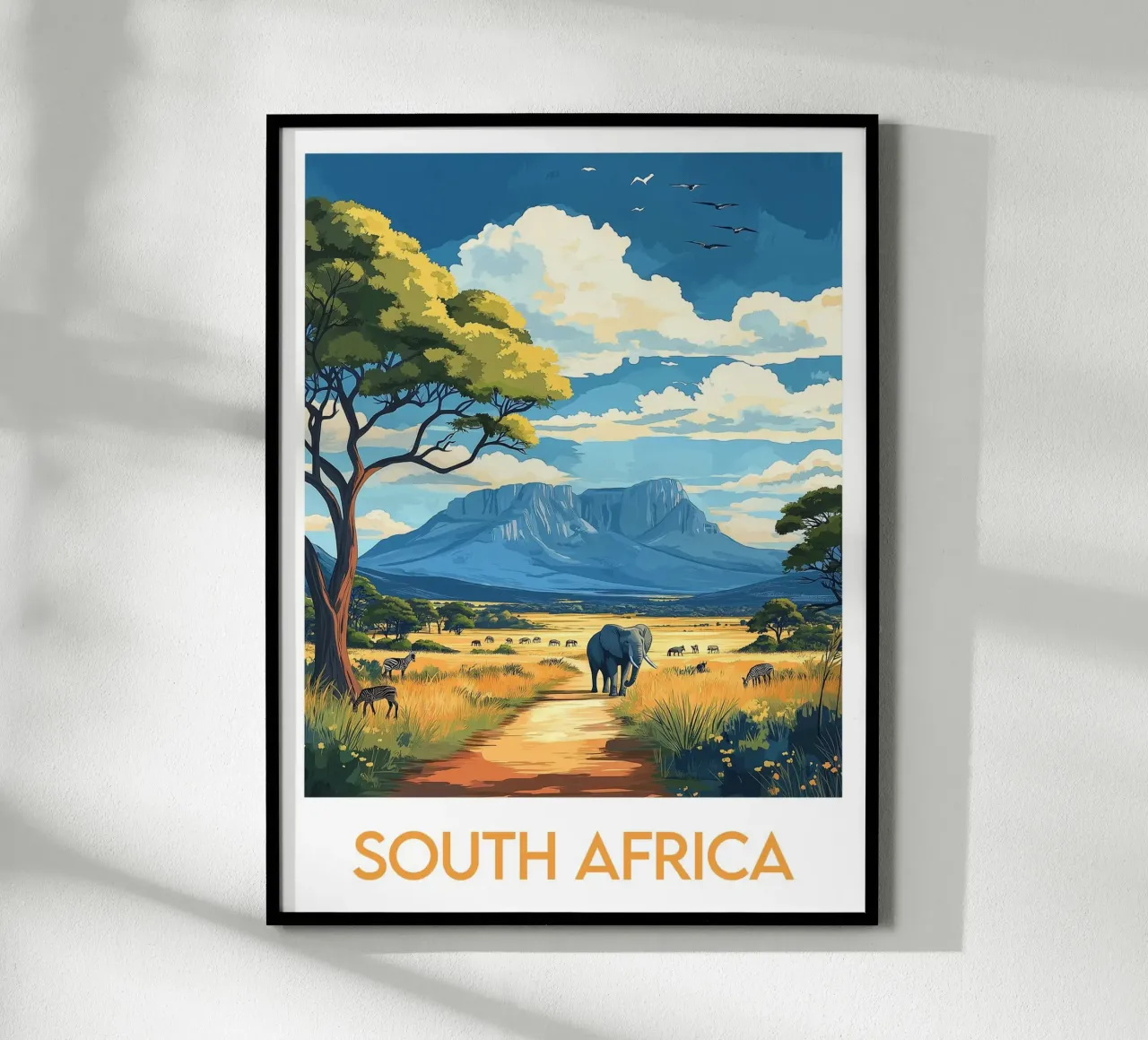 Zuid-Afrika poster poster van Frame the World