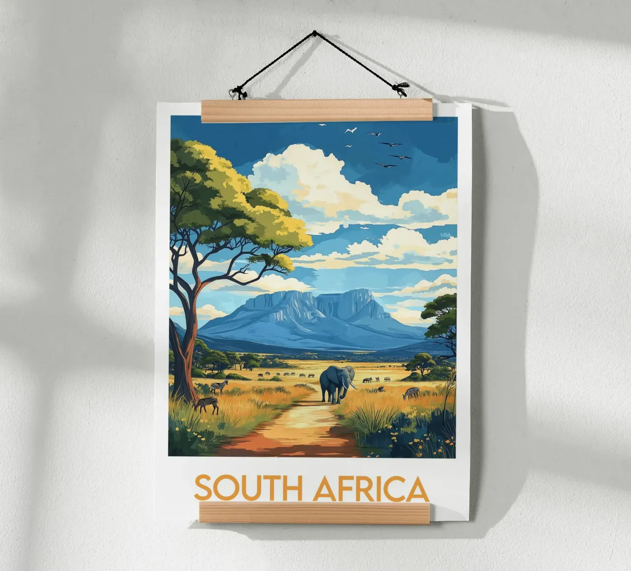 Zuid-Afrika poster poster van Frame the World