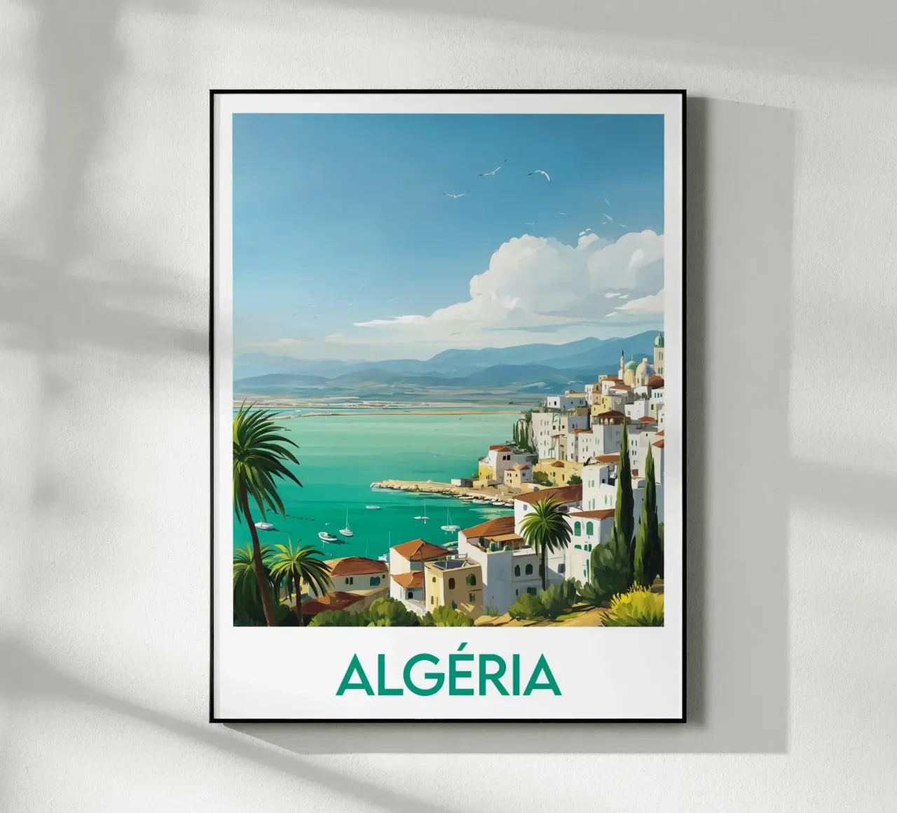 Poster Algeria plexiglass da Frame the World