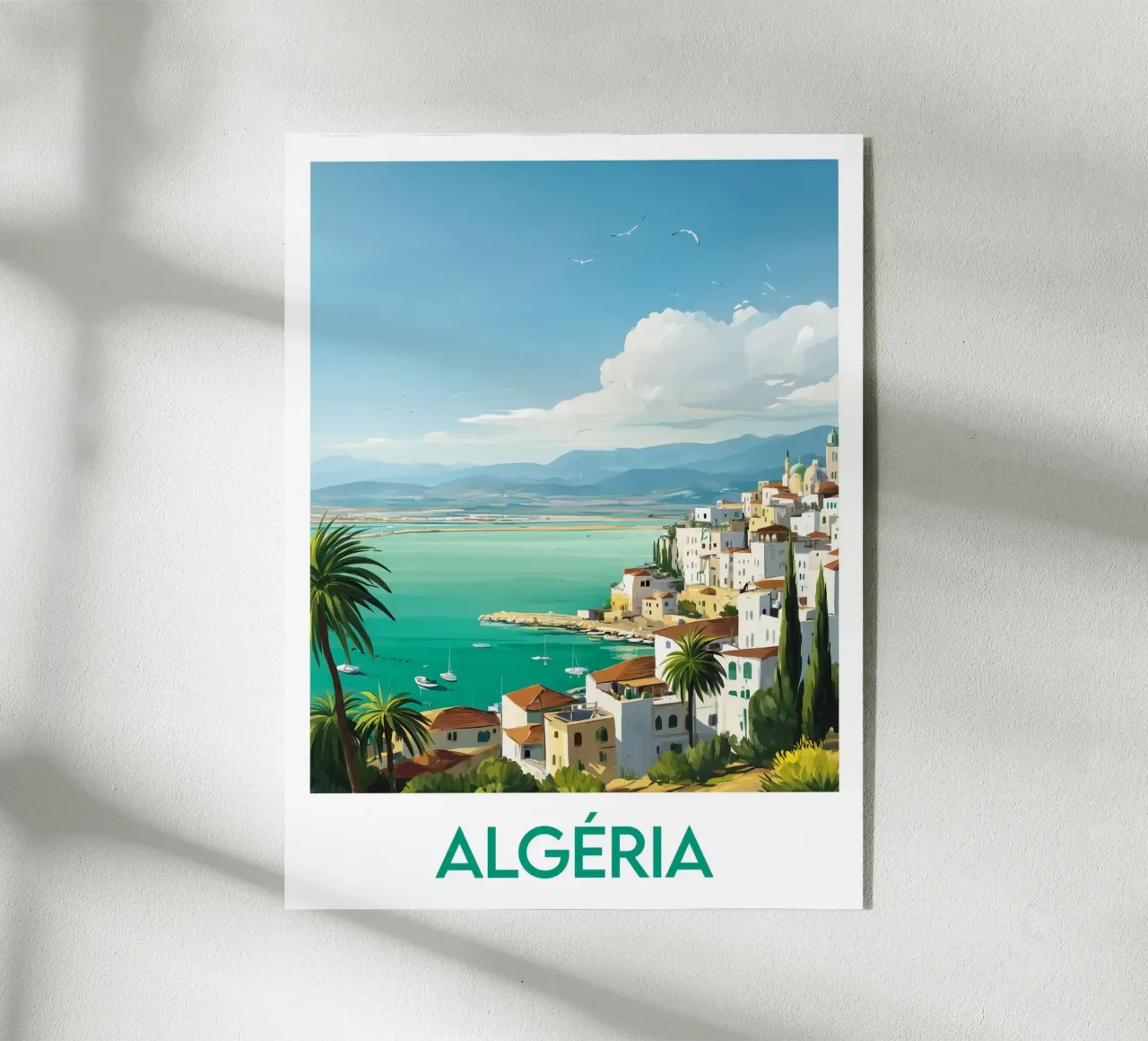 Poster Algeria plexiglass da Frame the World