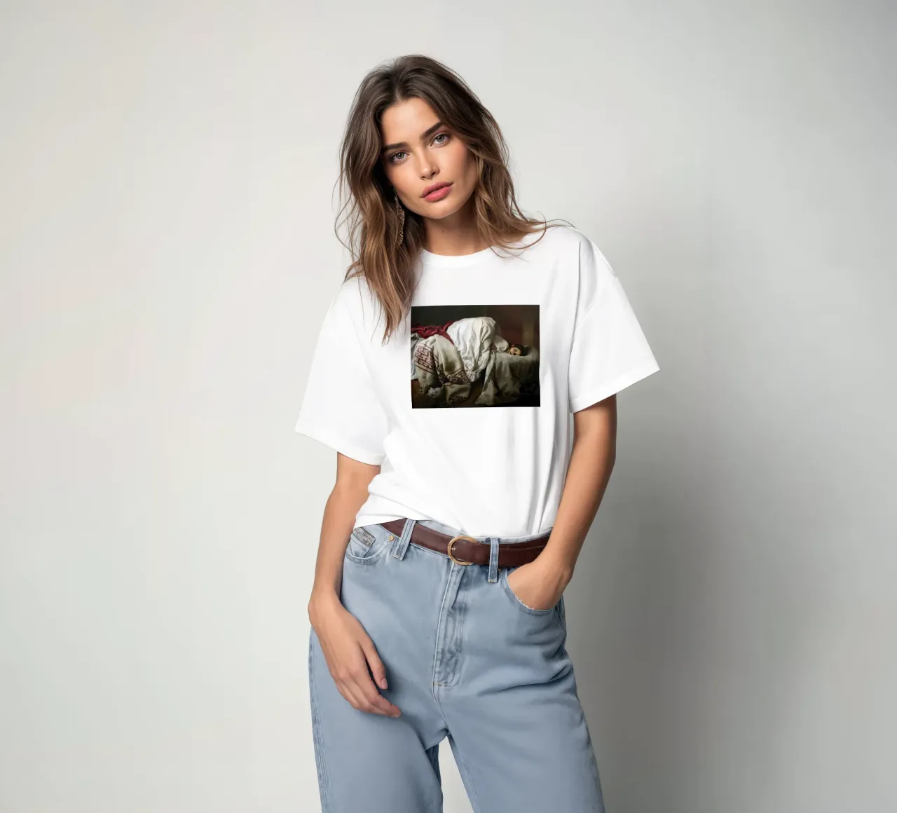Guillermo Lorca addormentato Nati t-shirt da Birgitart
