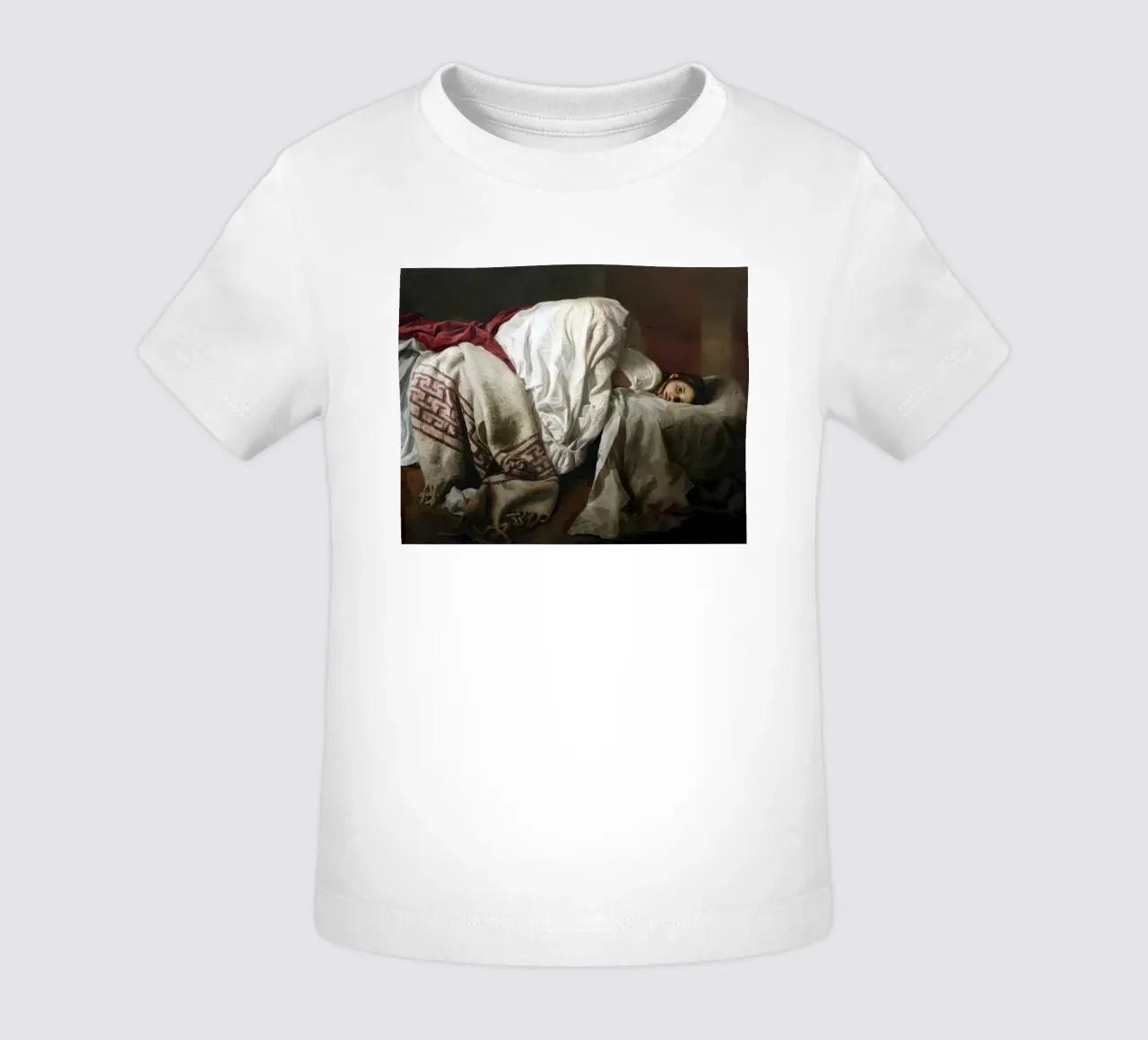 Guillermo Lorca slapende Nati baby t-shirt van Birgitart