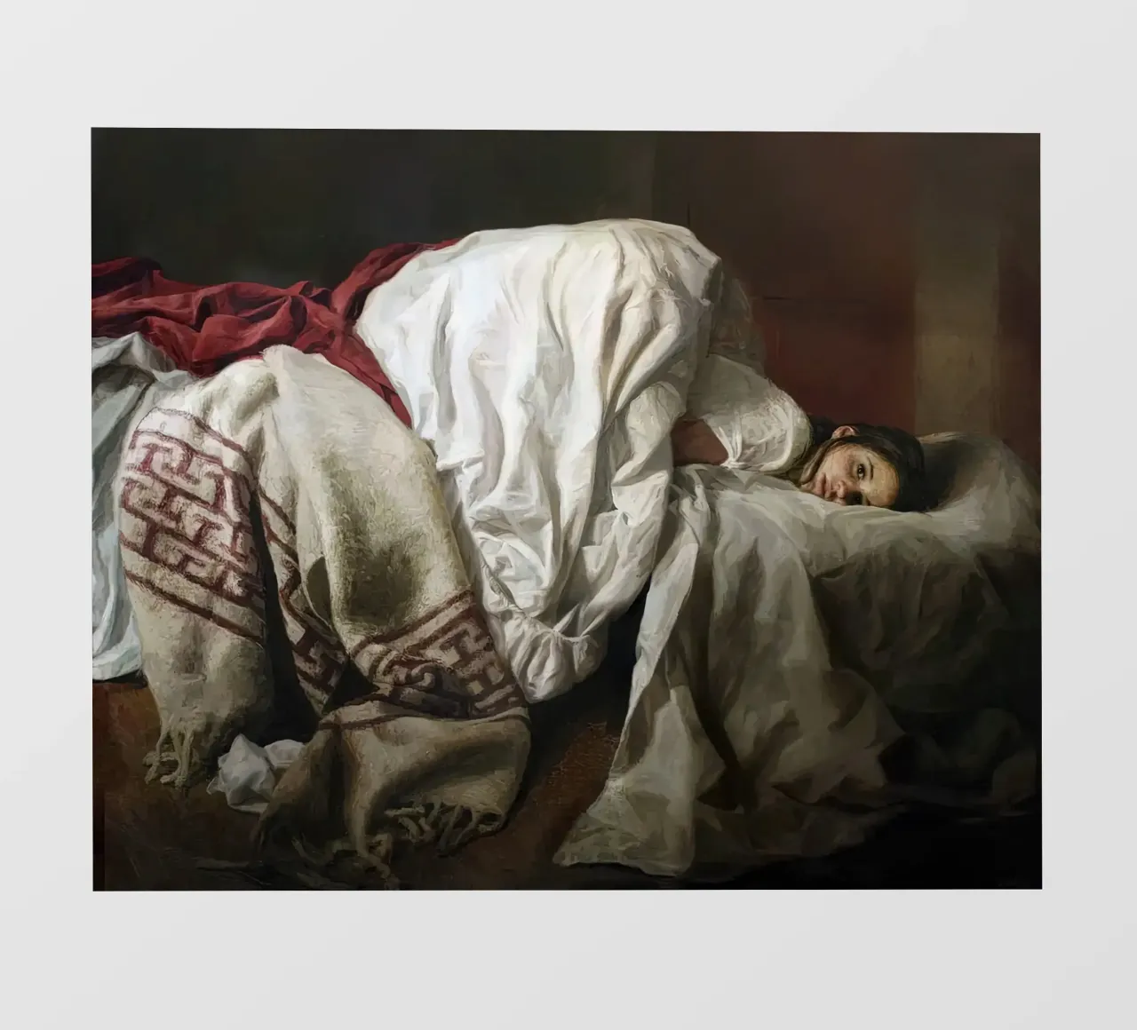 Guillermo Lorca addormentato Nati telo in pvc da Birgitart