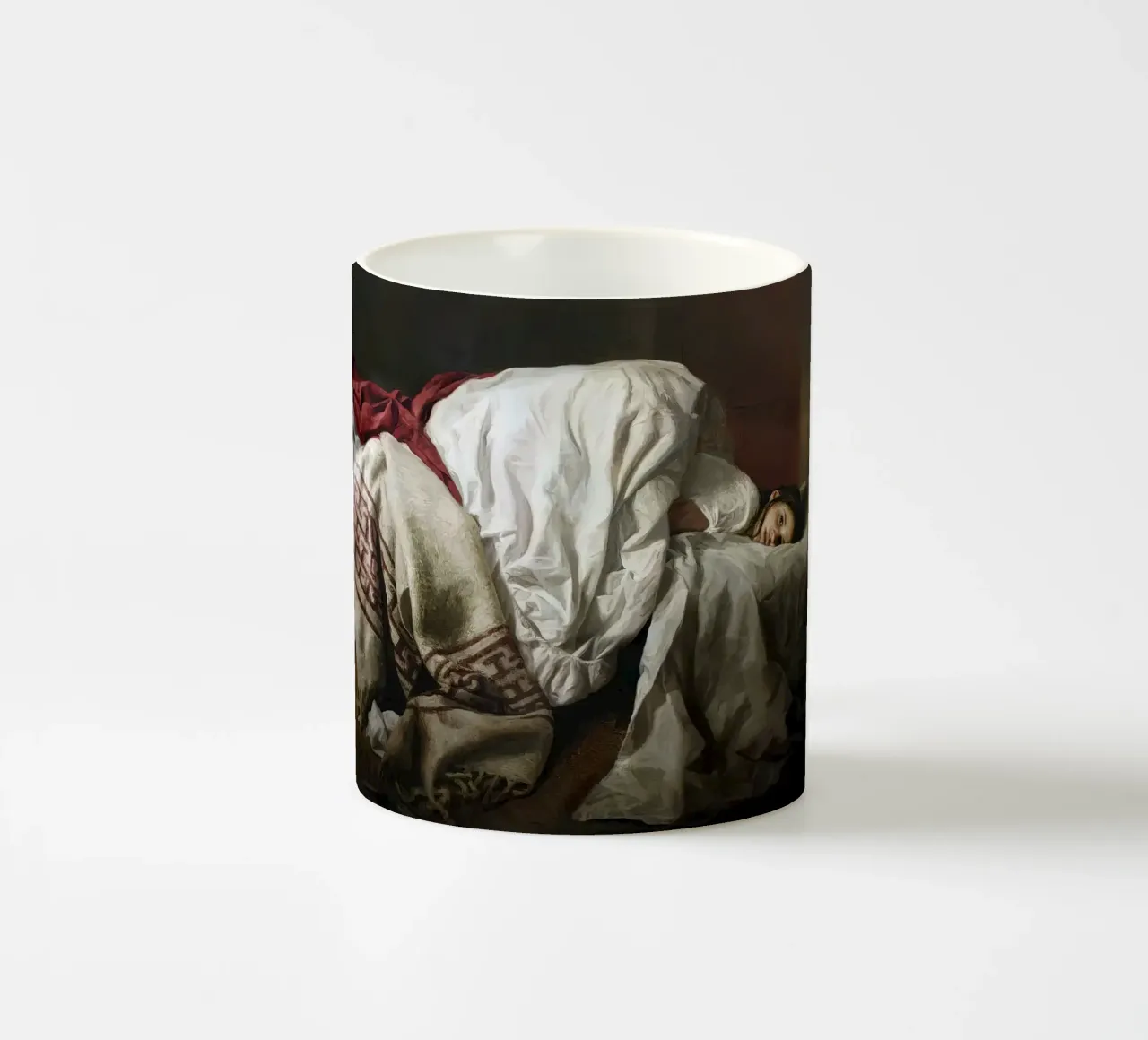 Guillermo Lorca addormentato Nati tazza in ceramica da Birgitart