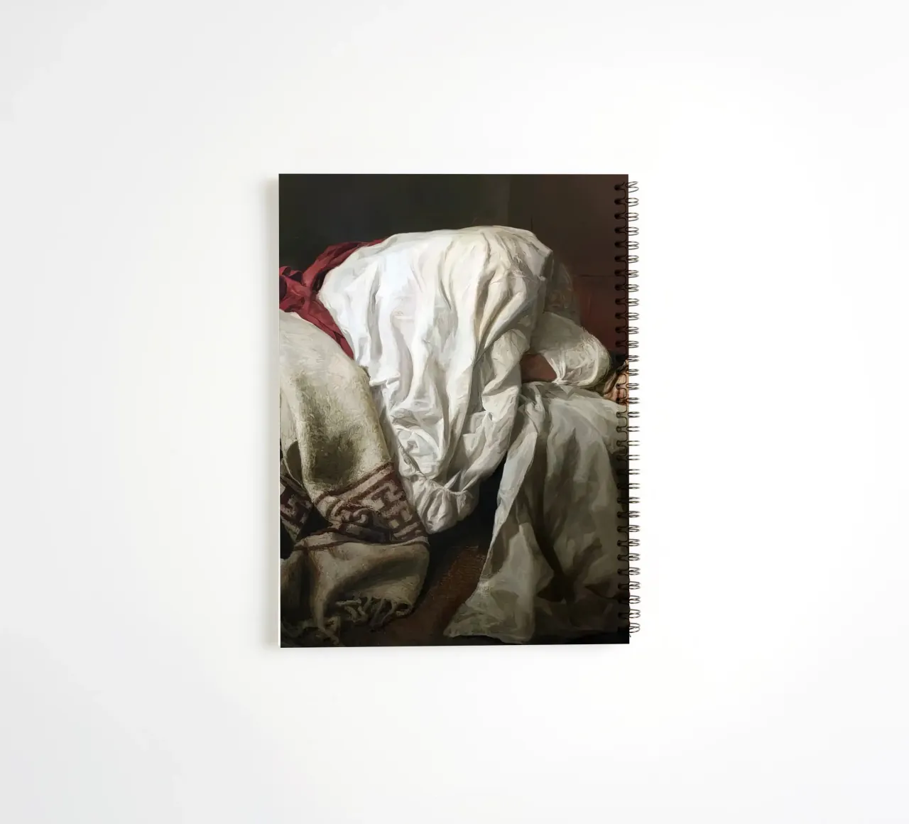 Guillermo Lorca Sleeping Nati spiral notebook by Birgitart