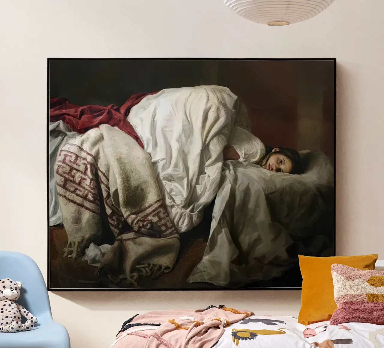 Guillermo Lorca Sleeping Nati acrylic glass by Birgitart
