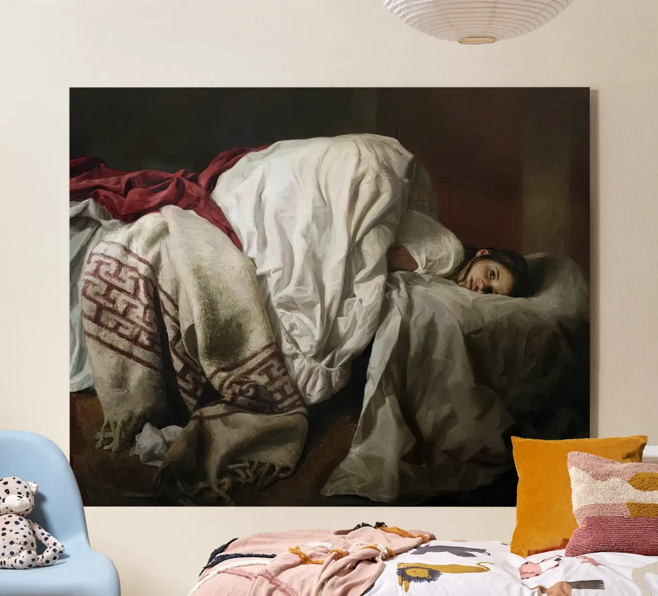 Guillermo Lorca Sleeping Nati acrylic glass by Birgitart