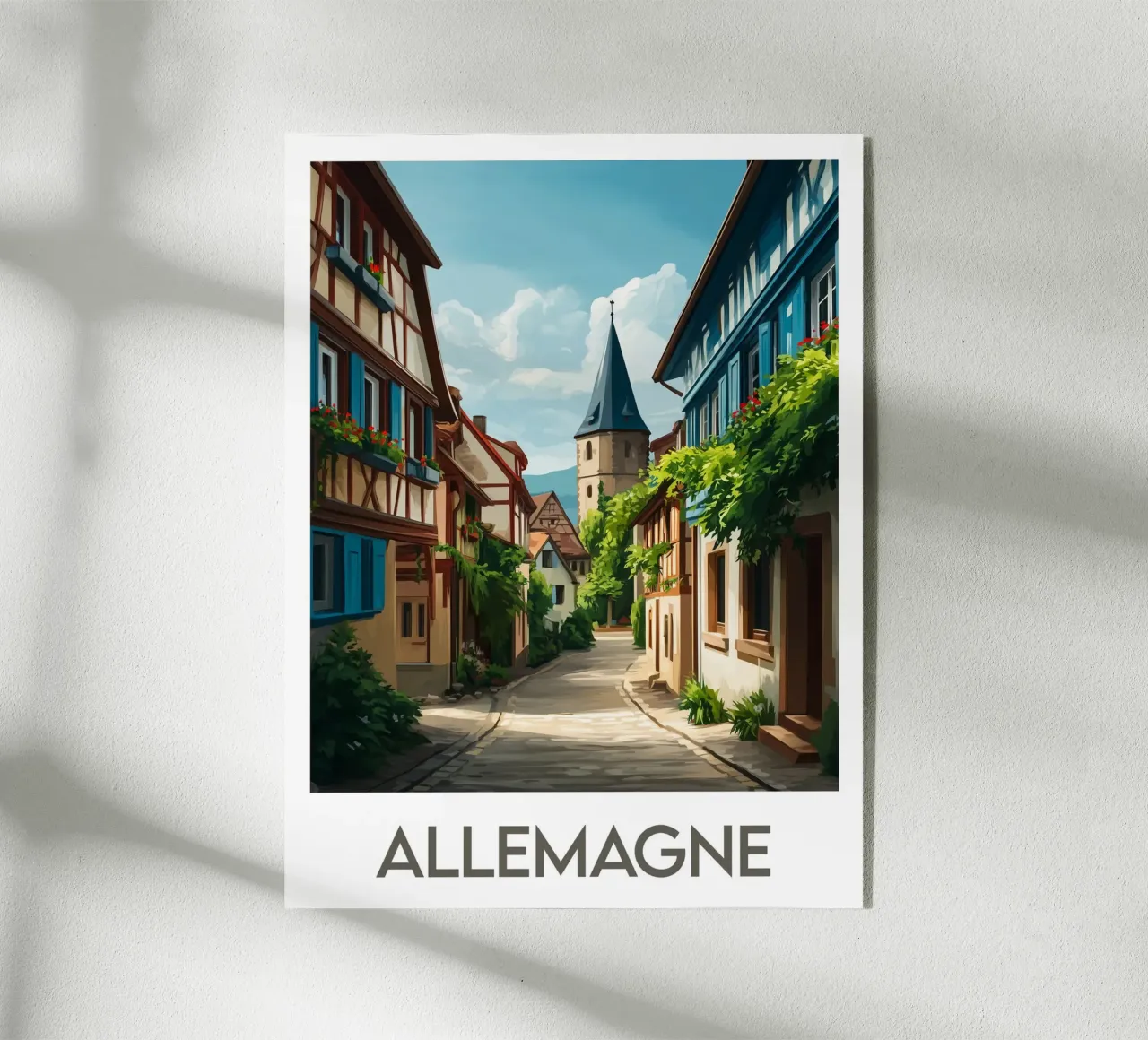 Poster Germania plexiglass da Frame the World