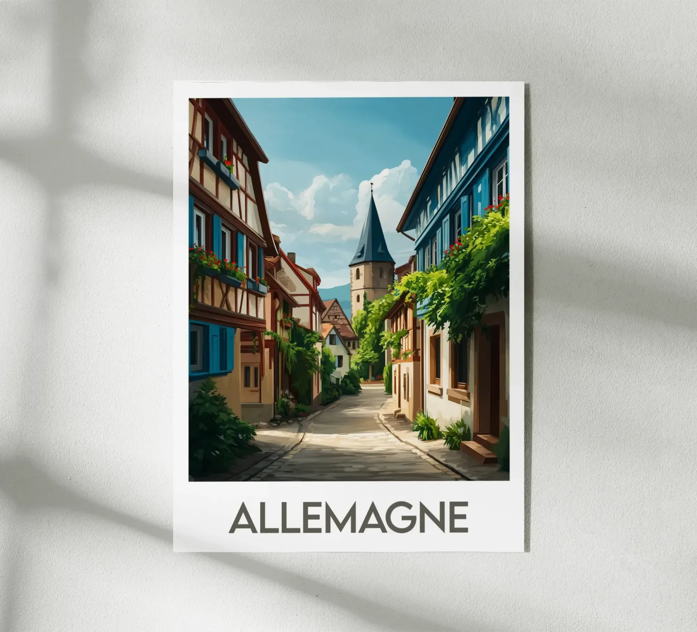 Poster Germany Acryl-Glas von Frame the World