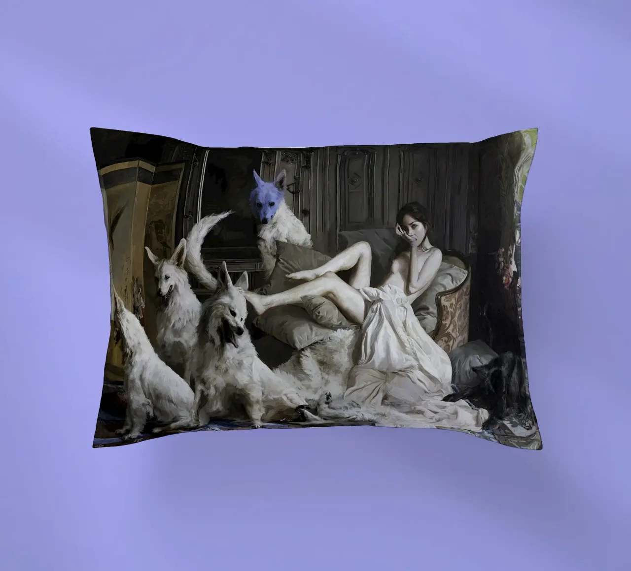 Guillermo Lorca Sade e i cani cuscino da Birgitart