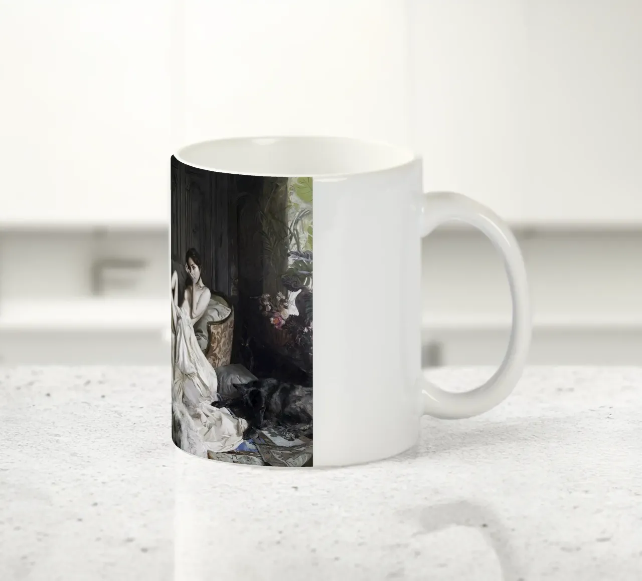 Guillermo Lorca Sade e i cani tazza in ceramica da Birgitart