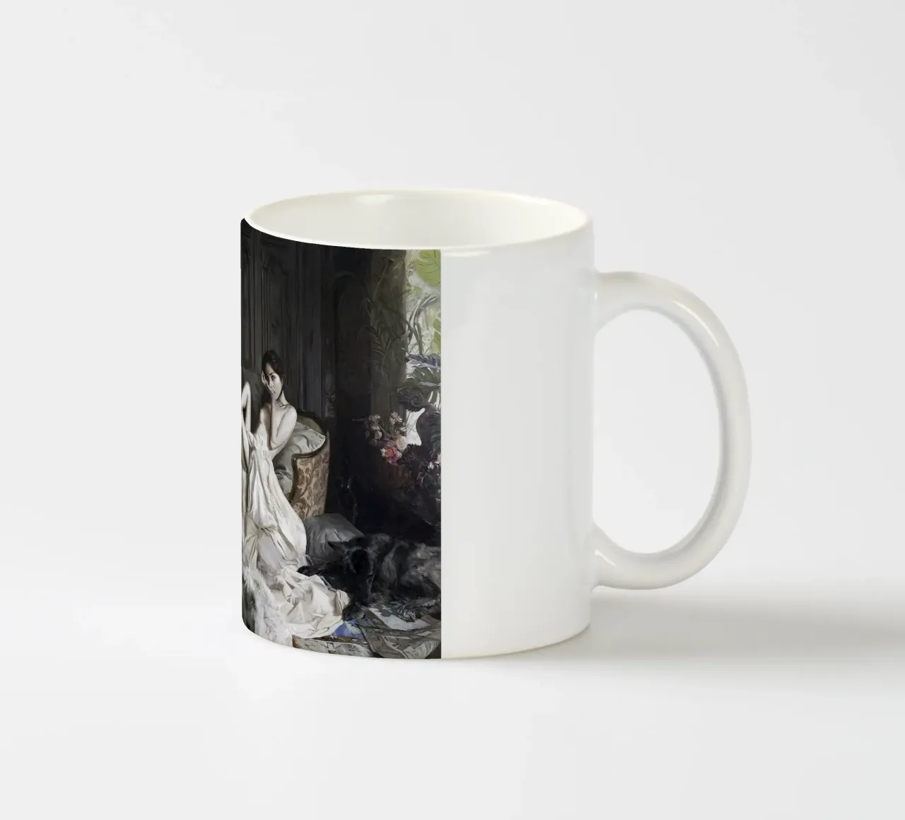 Guillermo Lorca Sade e i cani tazza in ceramica da Birgitart