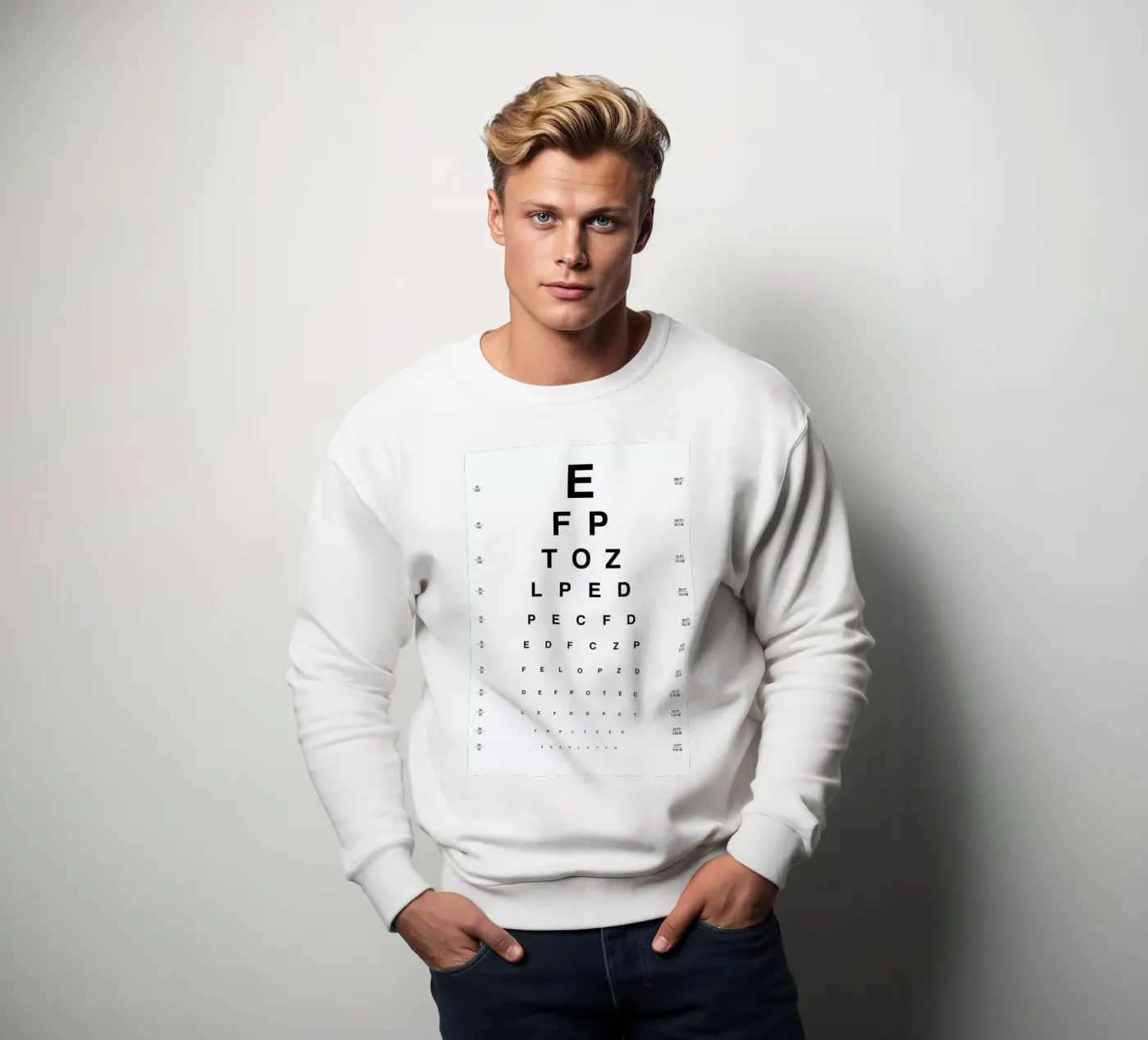 Eye Chart felpa da daylight design studio