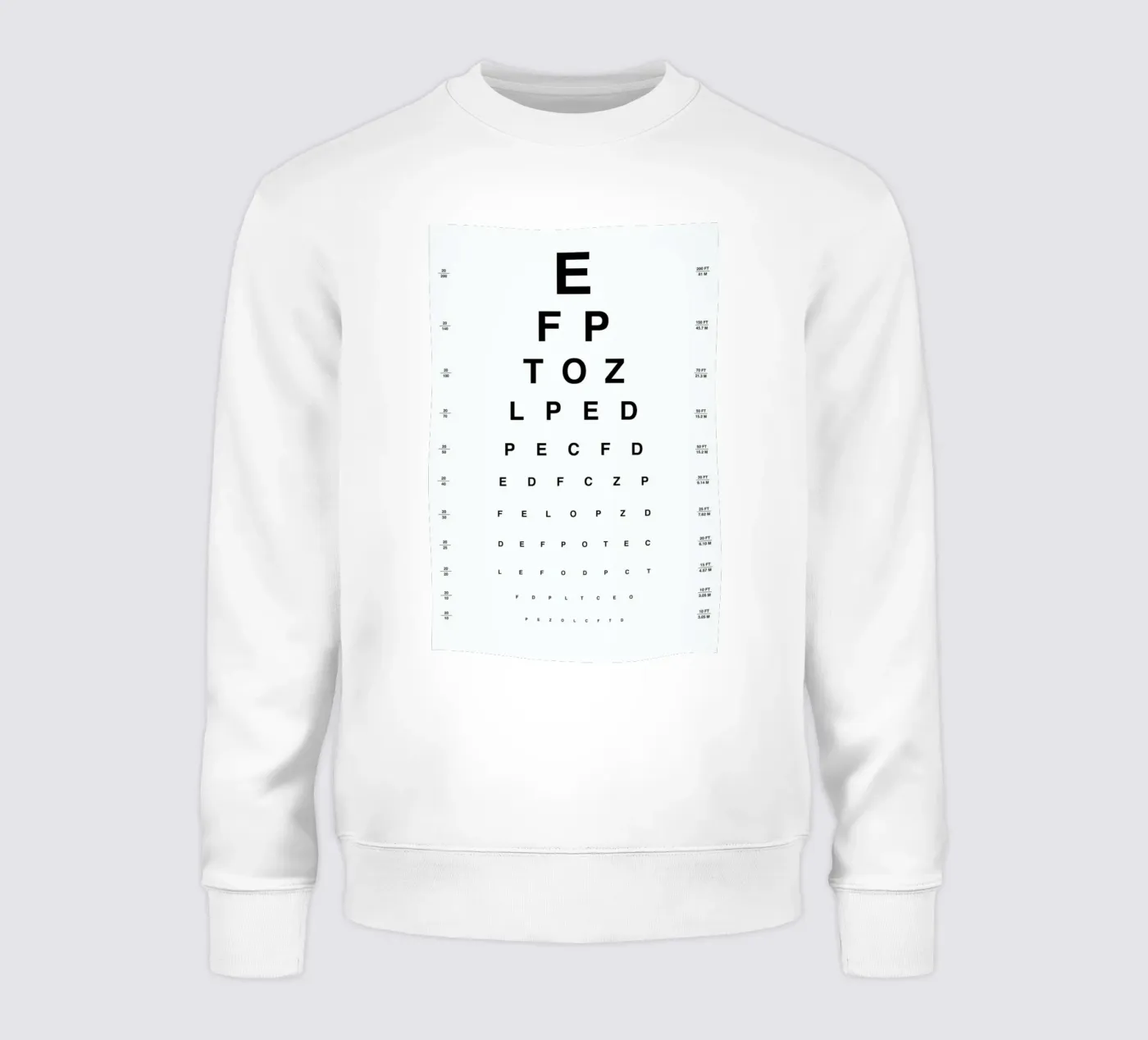 Eye Chart felpa da daylight design studio