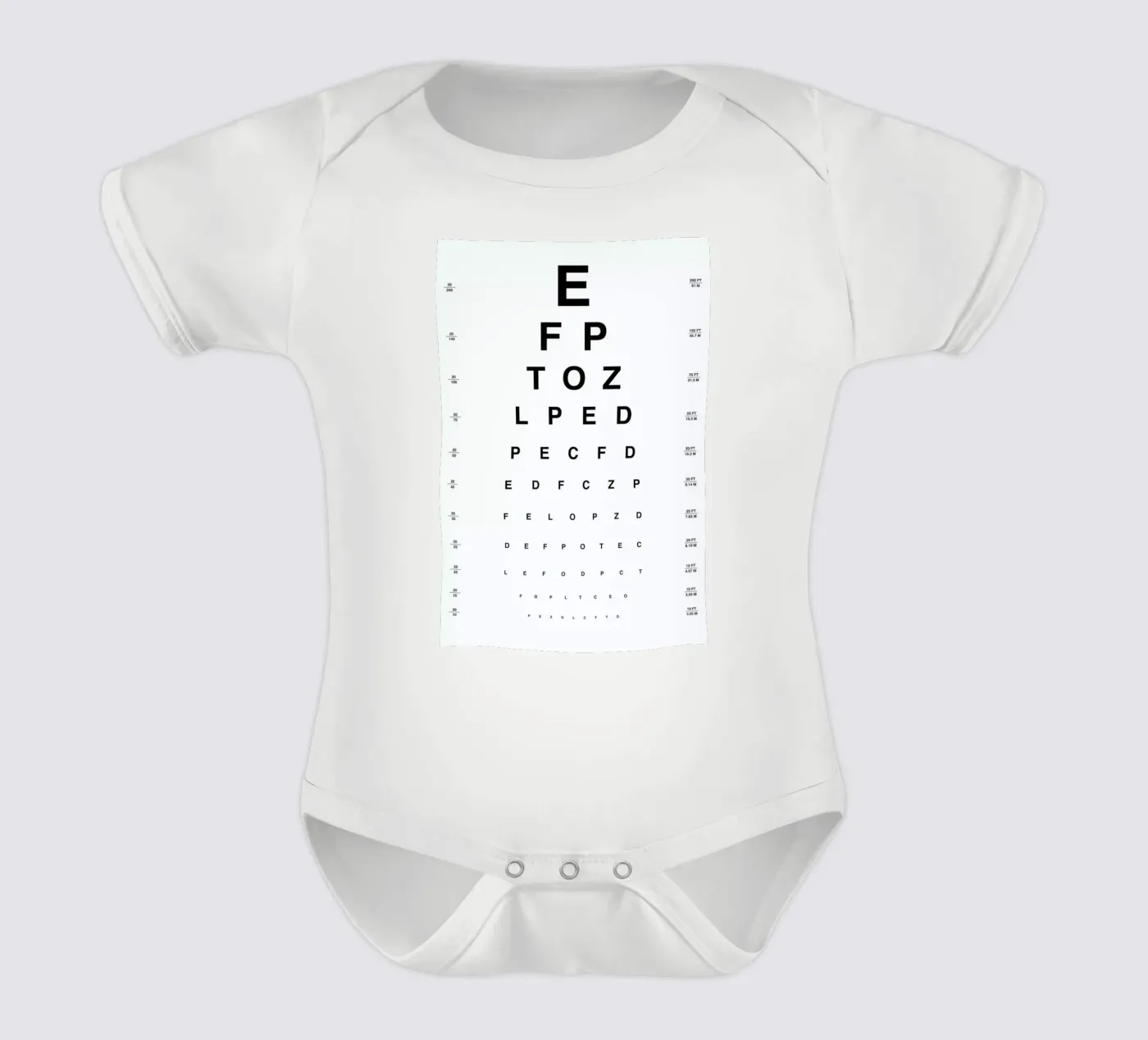 Eye Chart body bébé de daylight design studio
