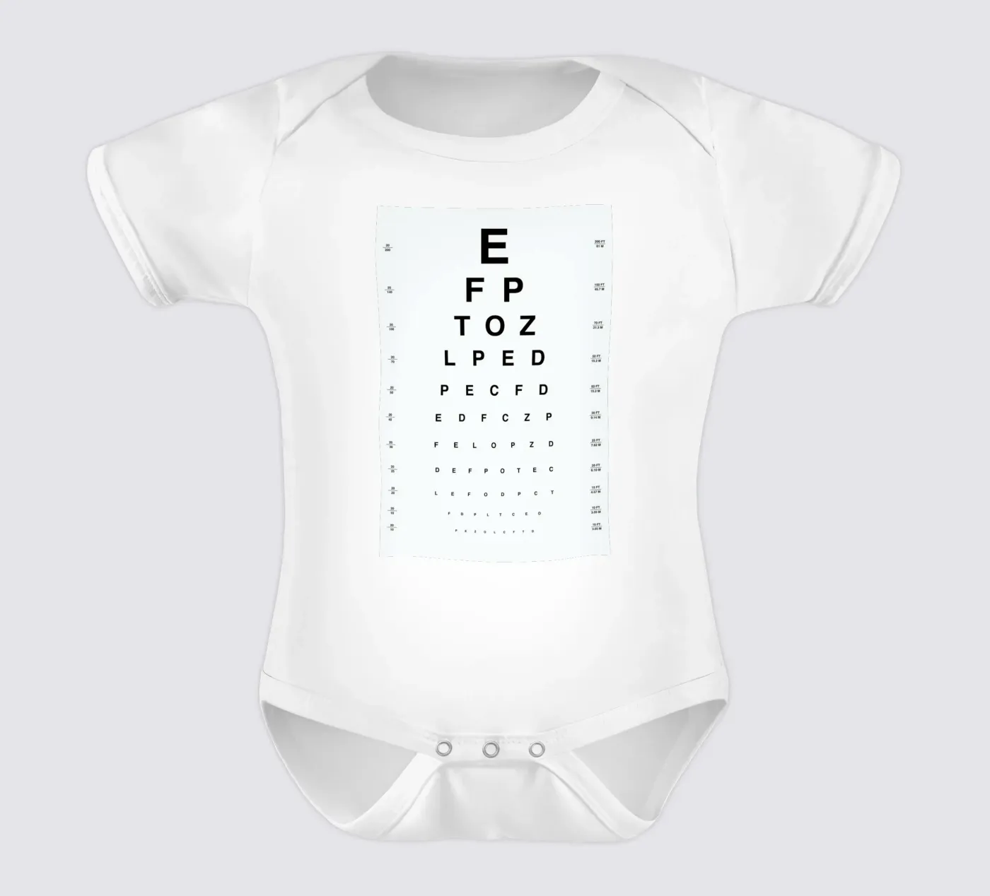 Eye Chart body bébé de daylight design studio