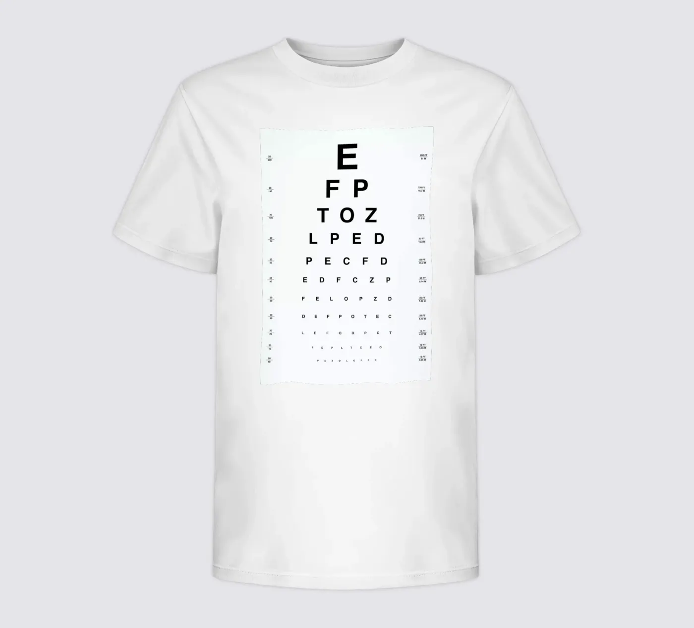 Eye Chart t-shirt bambini da daylight design studio