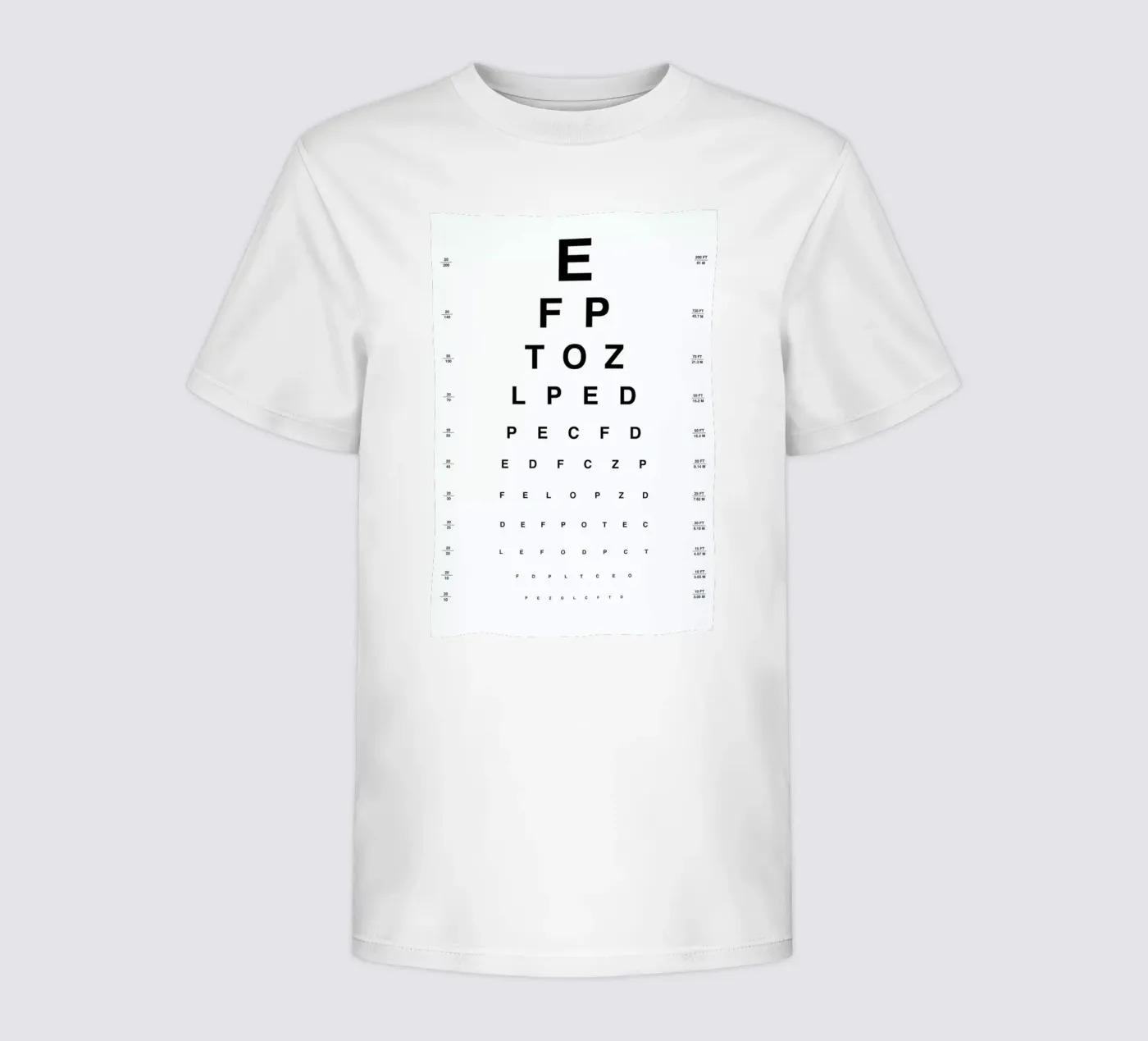 Eye Chart kinder t-shirt van daylight design studio