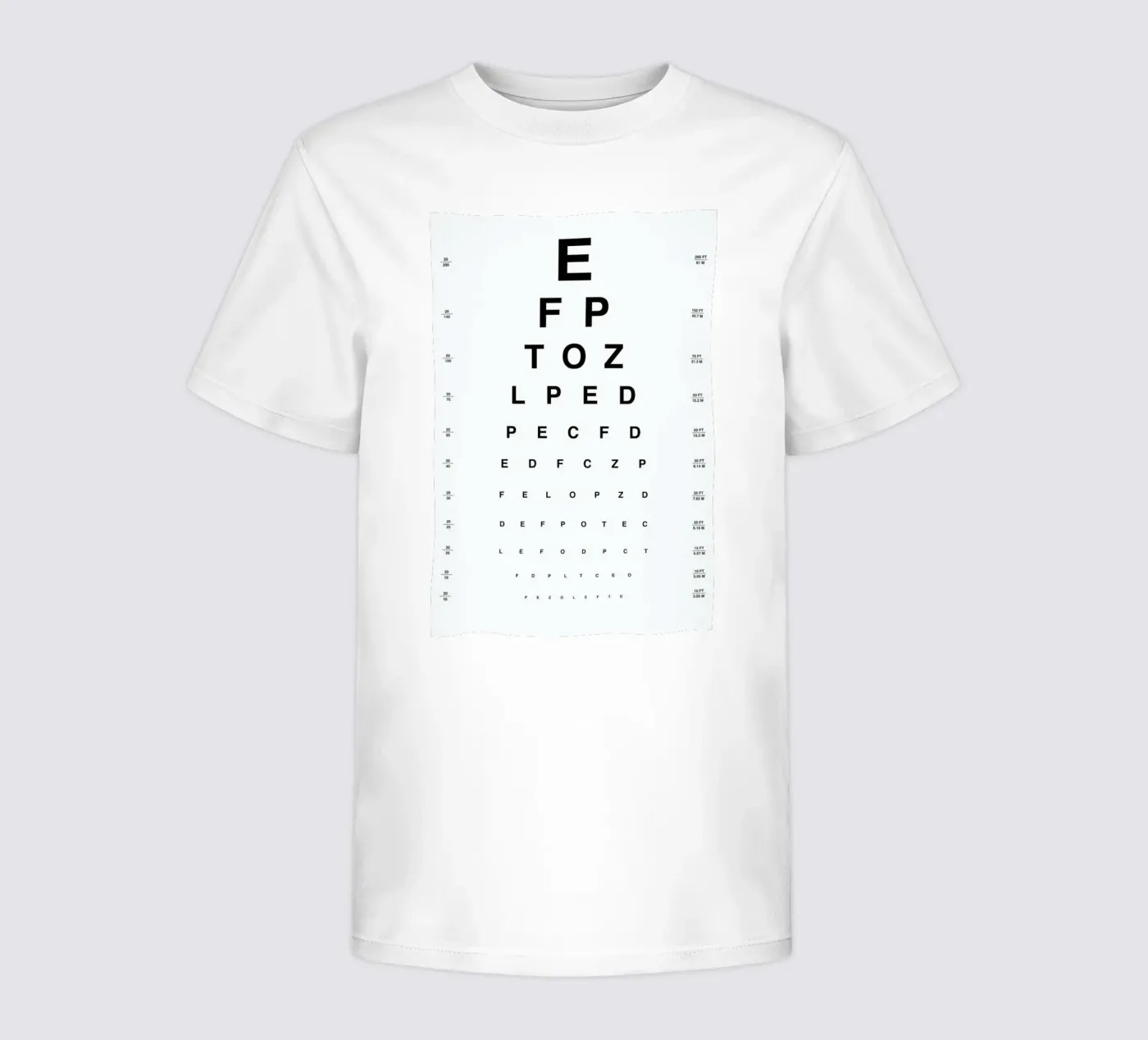 Eye Chart t-shirt bambini da daylight design studio