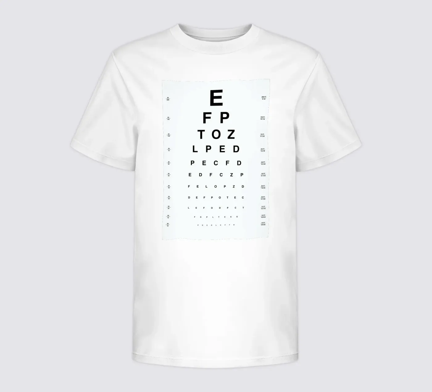 Eye Chart t-shirt bambini da daylight design studio