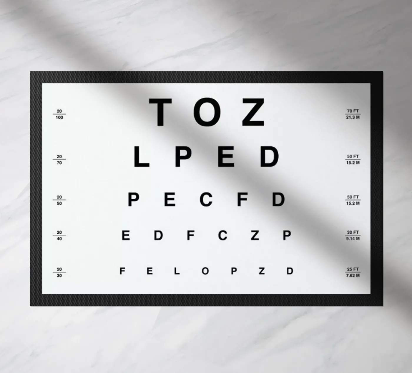 Eye Chart zerbino da daylight design studio