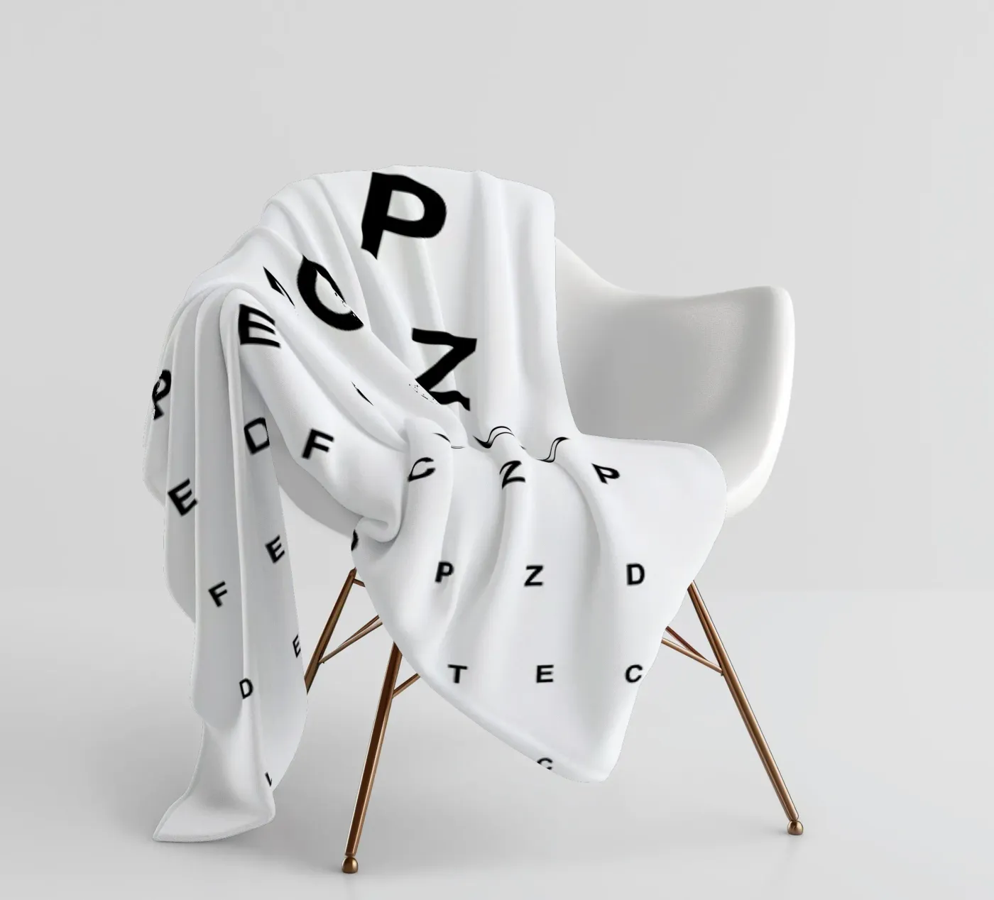 Eye Chart Fleecedecke von daylight design studio