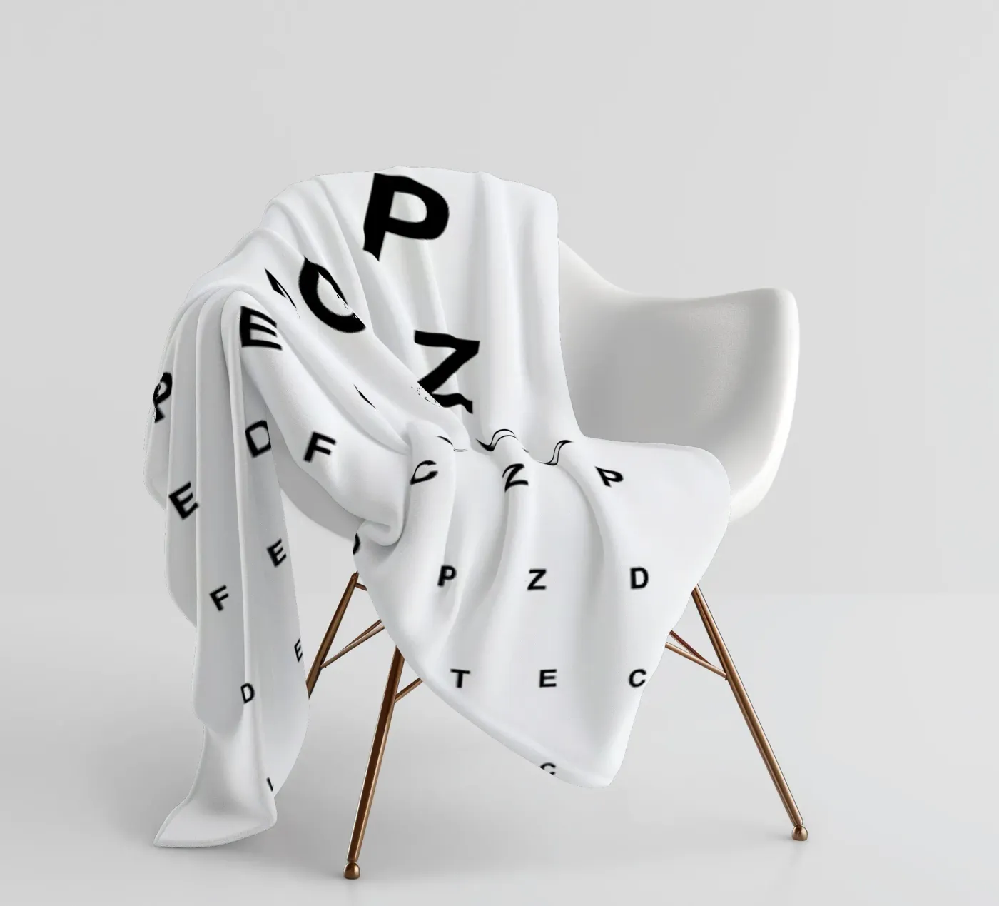 Eye Chart Fleecedecke von daylight design studio