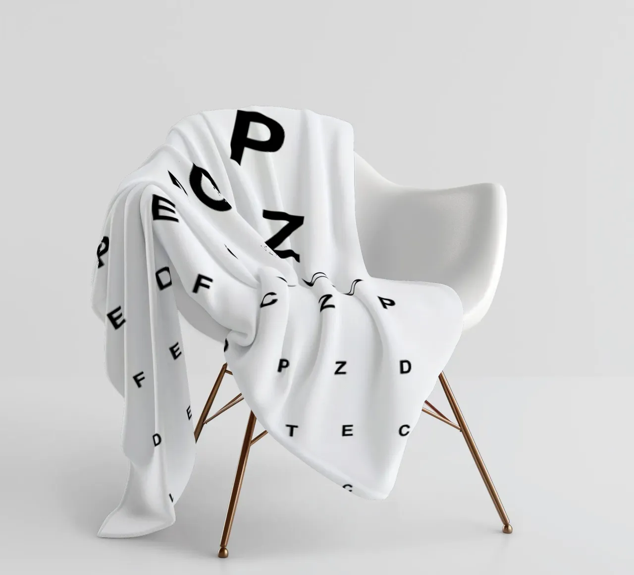 Eye Chart product.type.blanket-fleece common.byCreator daylight design studio