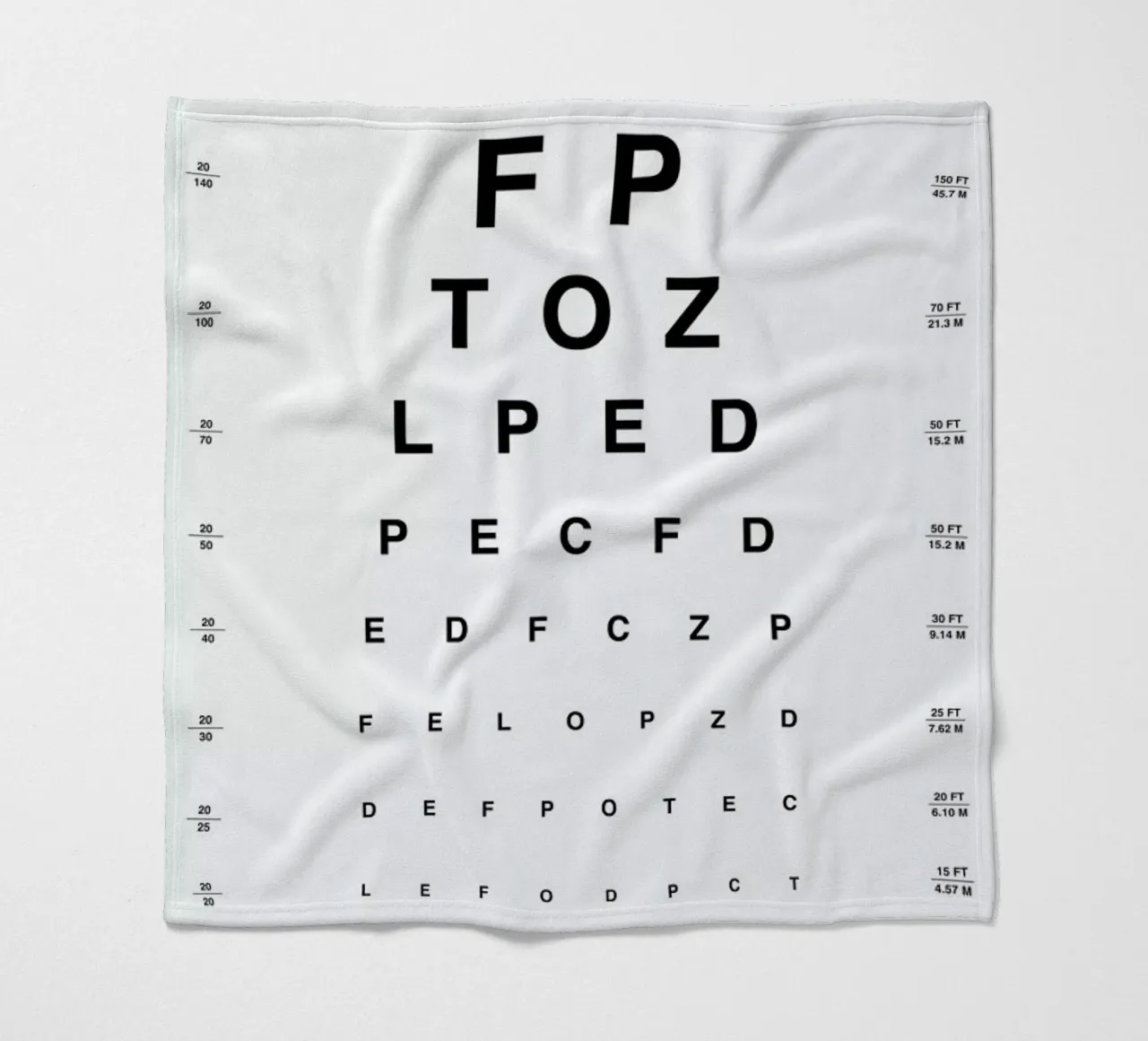 Eye Chart coperta in pile da daylight design studio