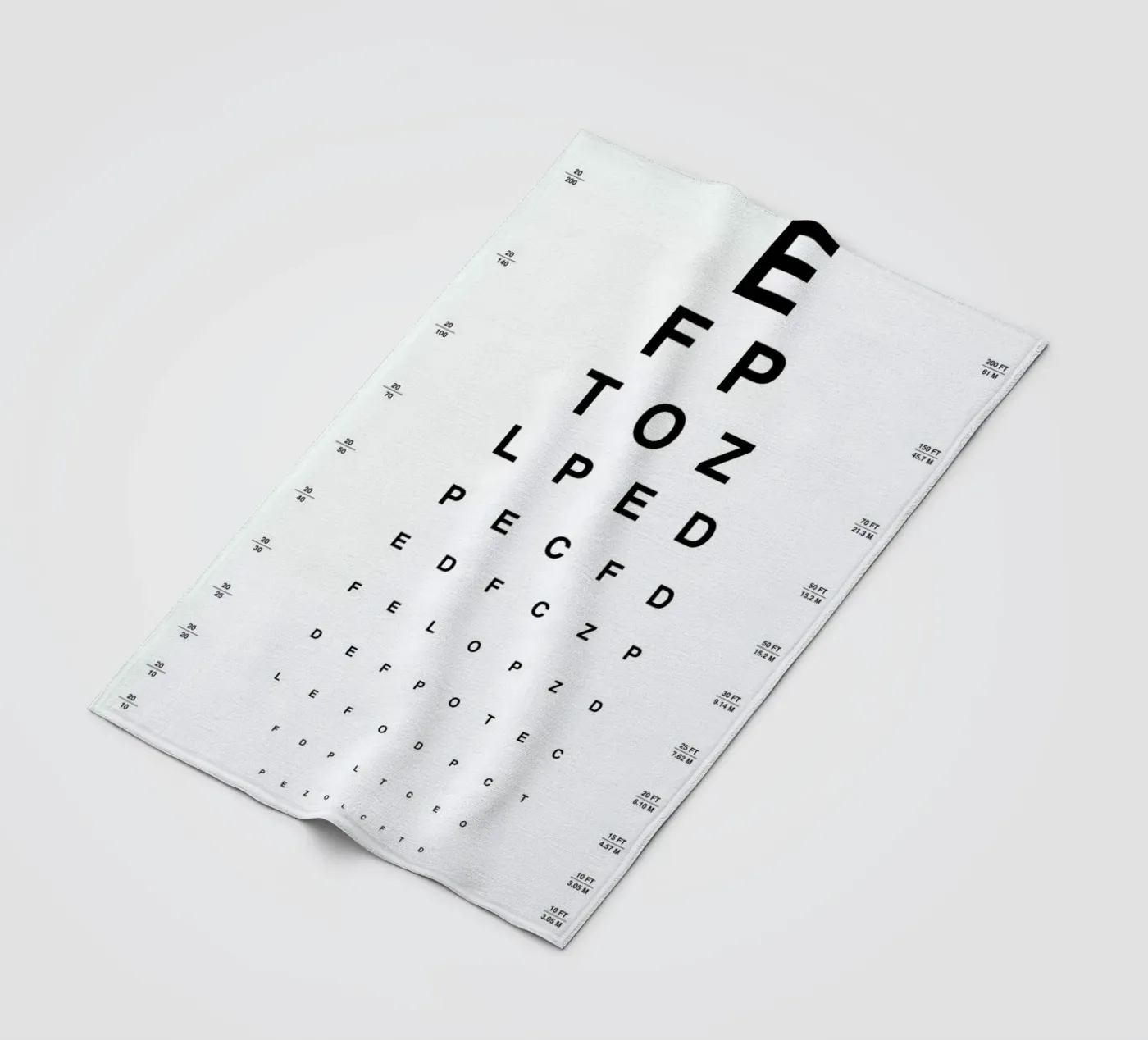 Eye Chart Fleecedecke von daylight design studio