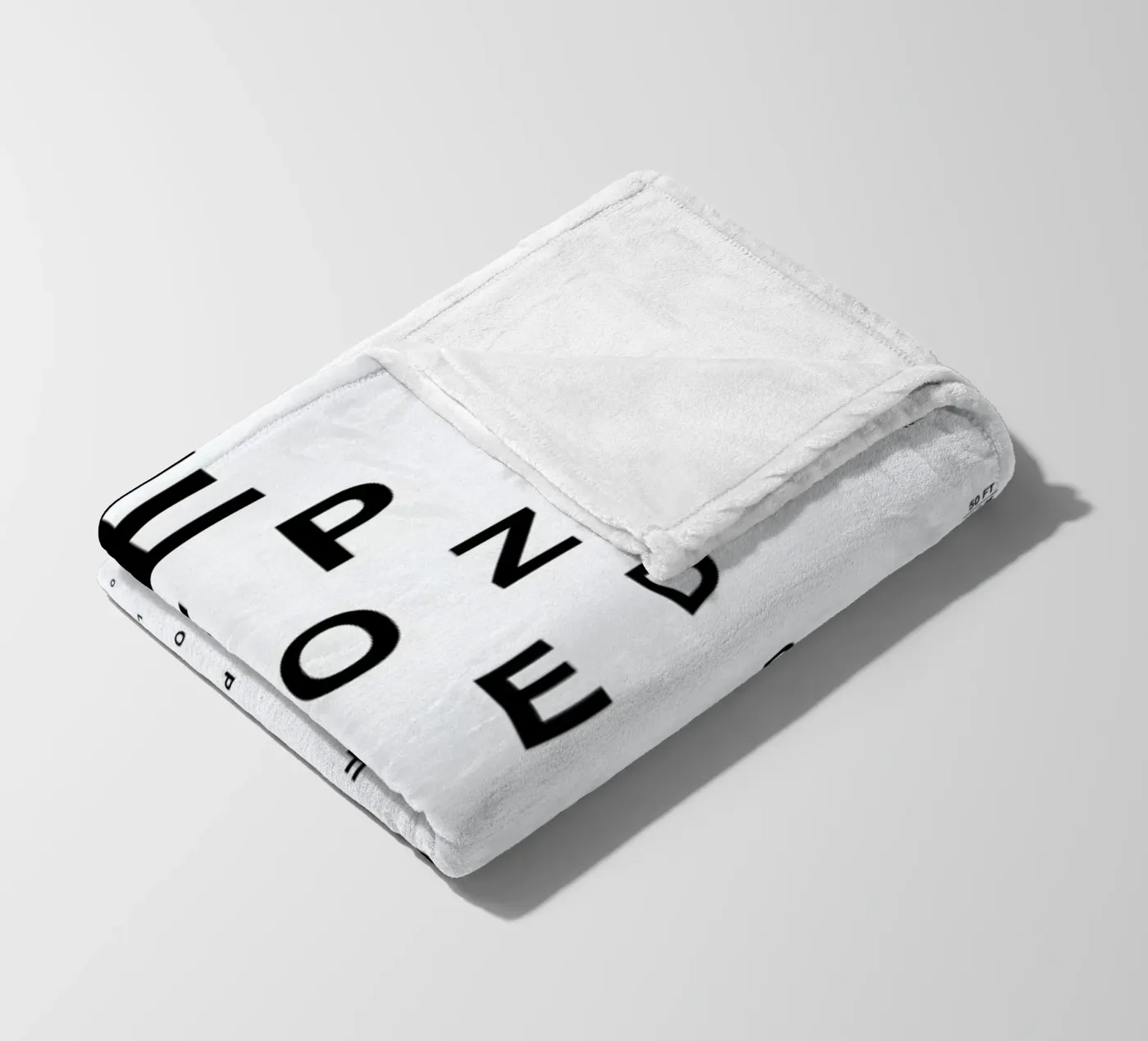 Eye Chart Fleecedecke von daylight design studio