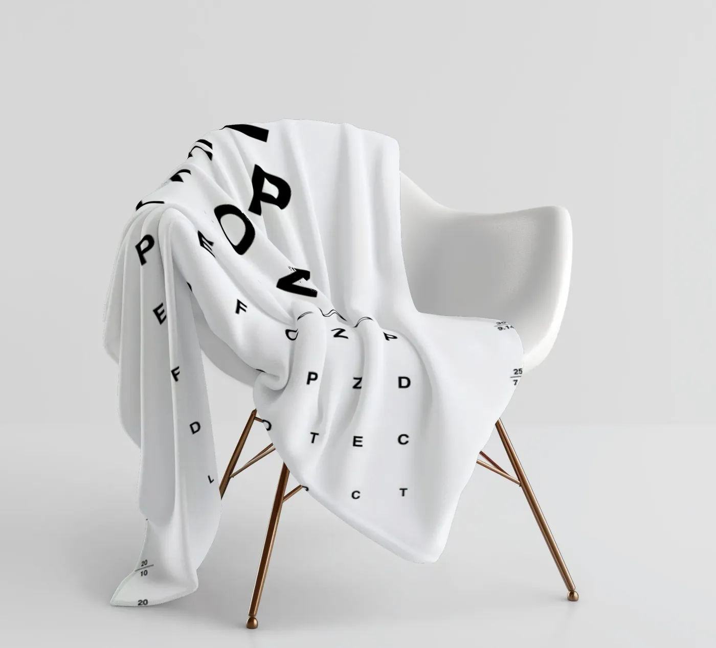Eye Chart Fleecedecke von daylight design studio