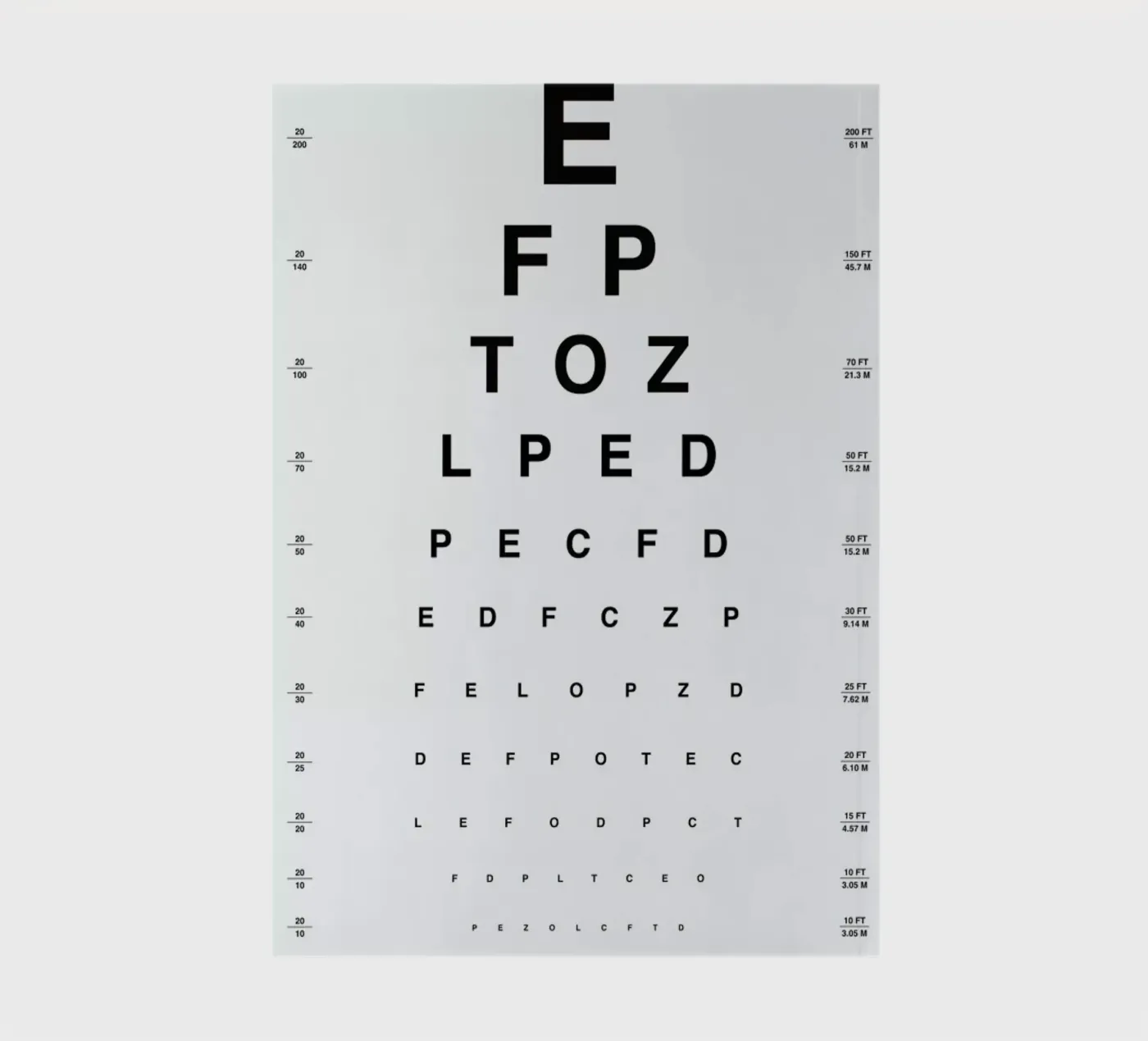 Eye Chart notebook by daylight design studio