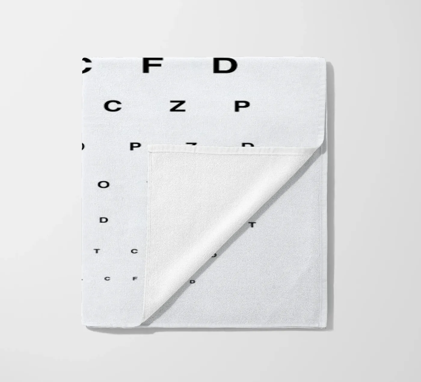 Eye Chart Strandtuch von daylight design studio