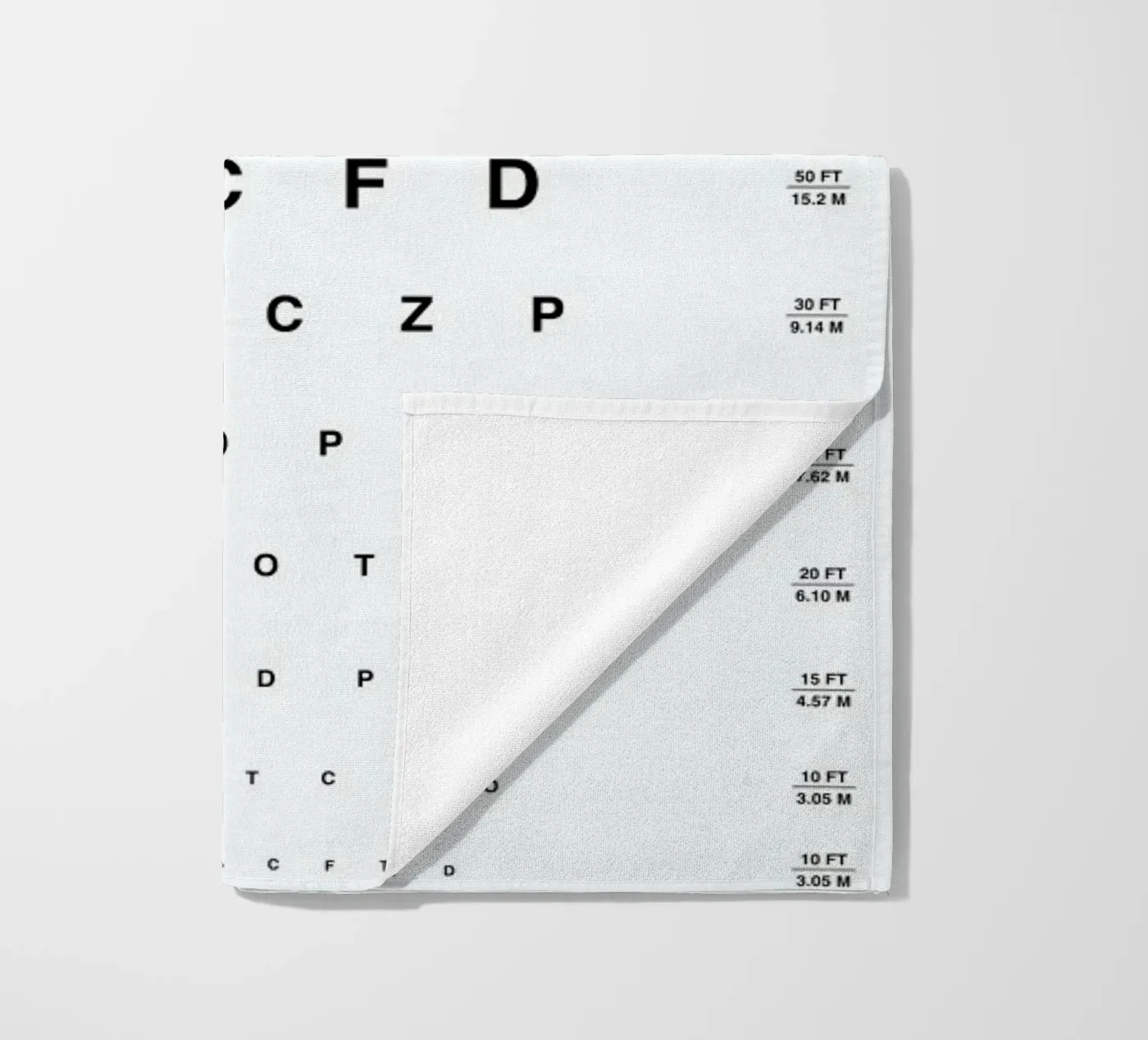 Eye Chart Strandtuch von daylight design studio