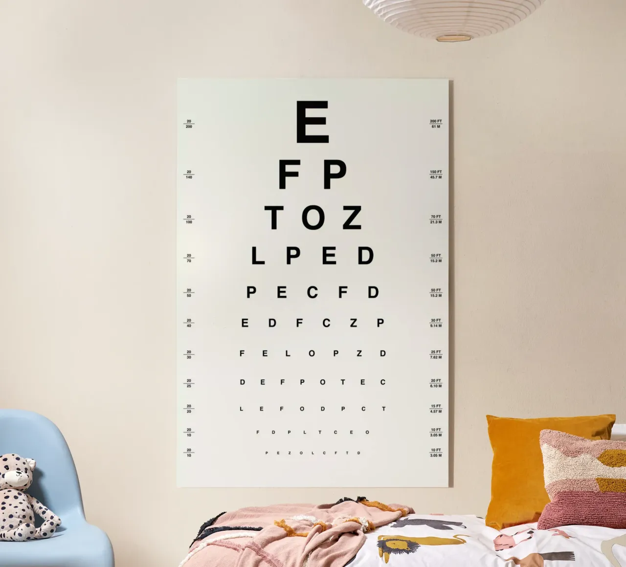 Eye Chart plexiglass da daylight design studio