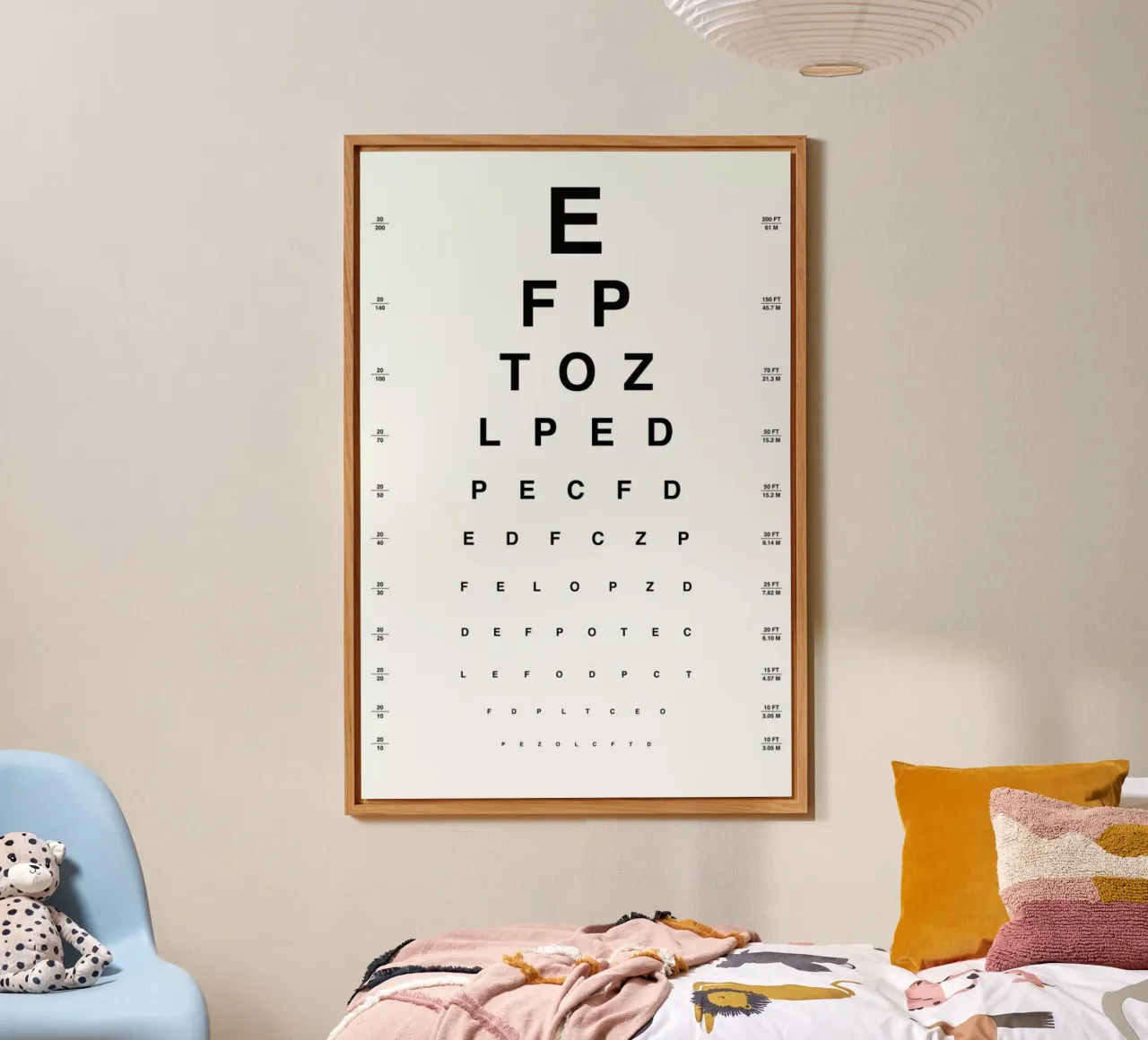Eye Chart forex plate by daylight design studio
