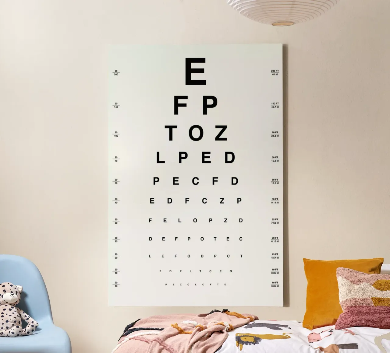 Eye Chart tela da daylight design studio
