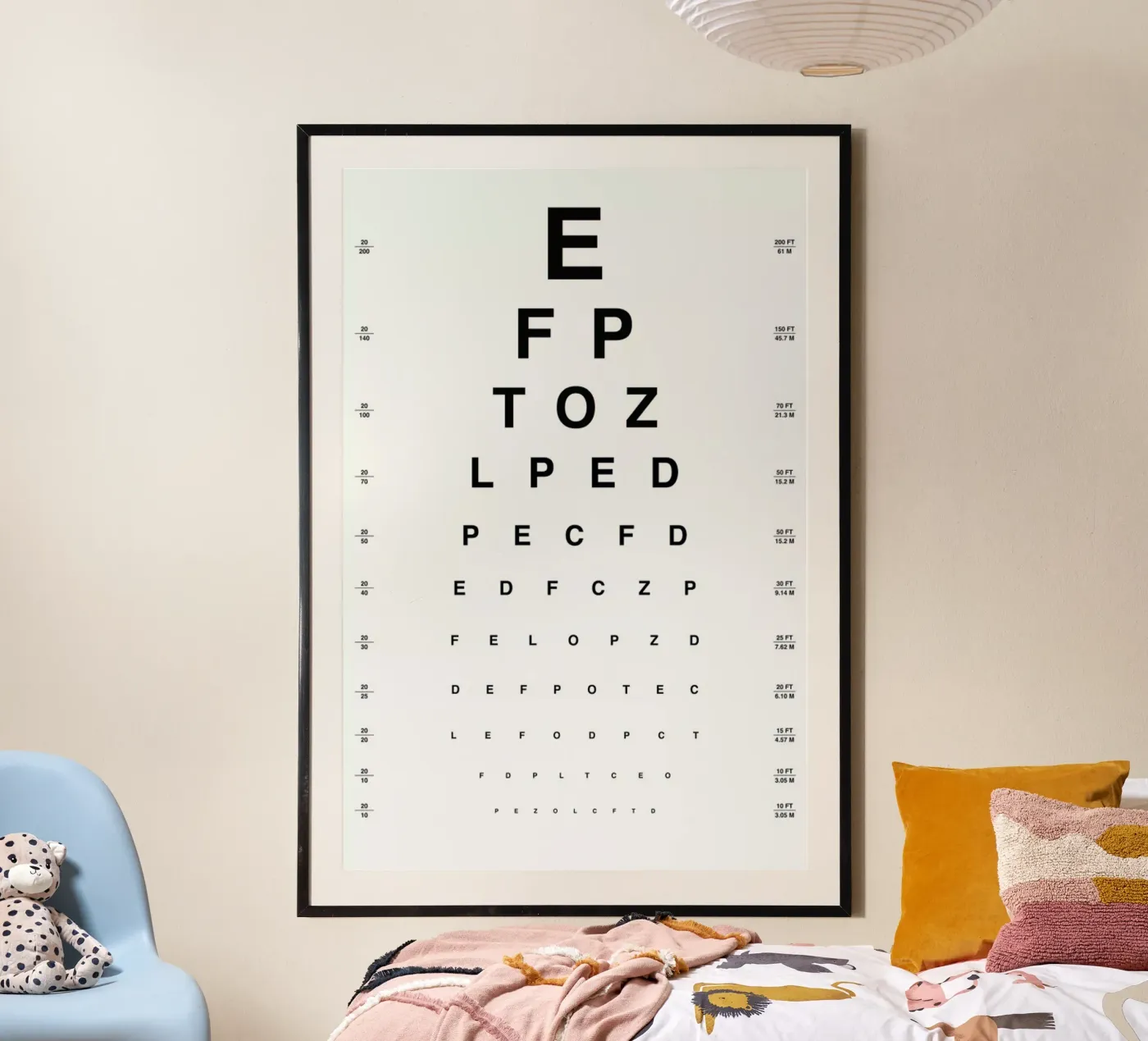 Eye Chart Poster von daylight design studio