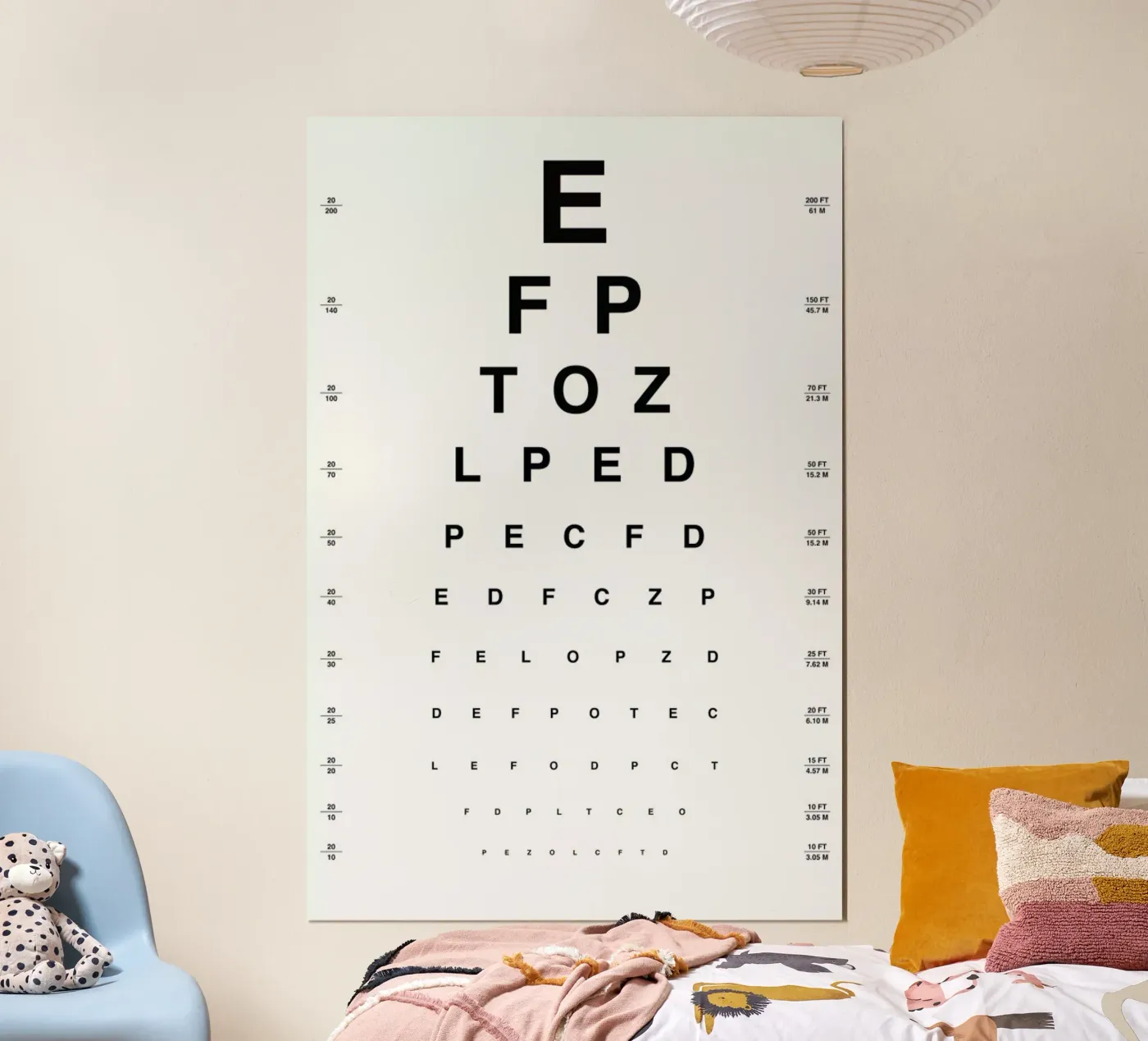 Eye Chart Poster von daylight design studio