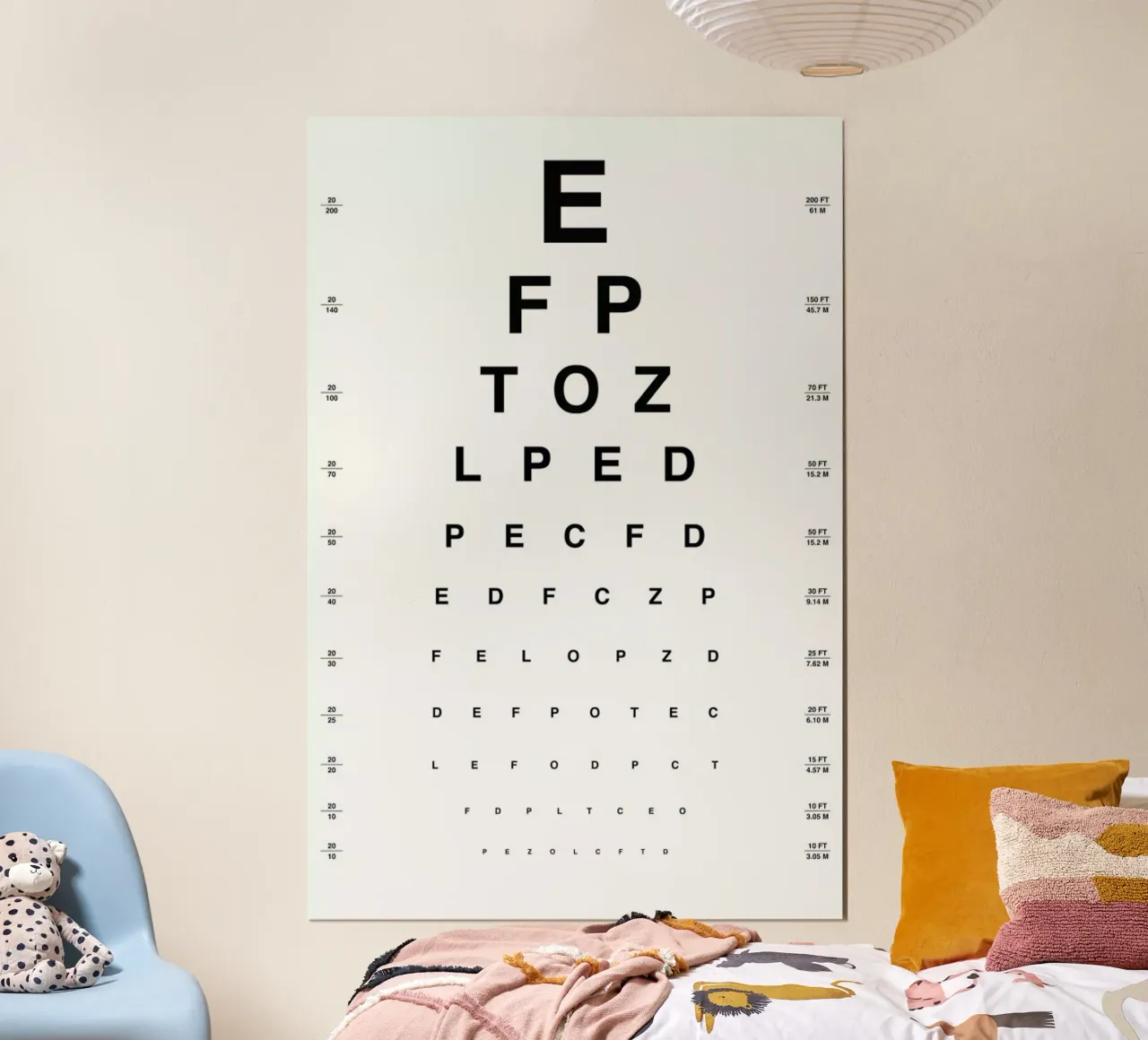 Eye Chart poster da daylight design studio