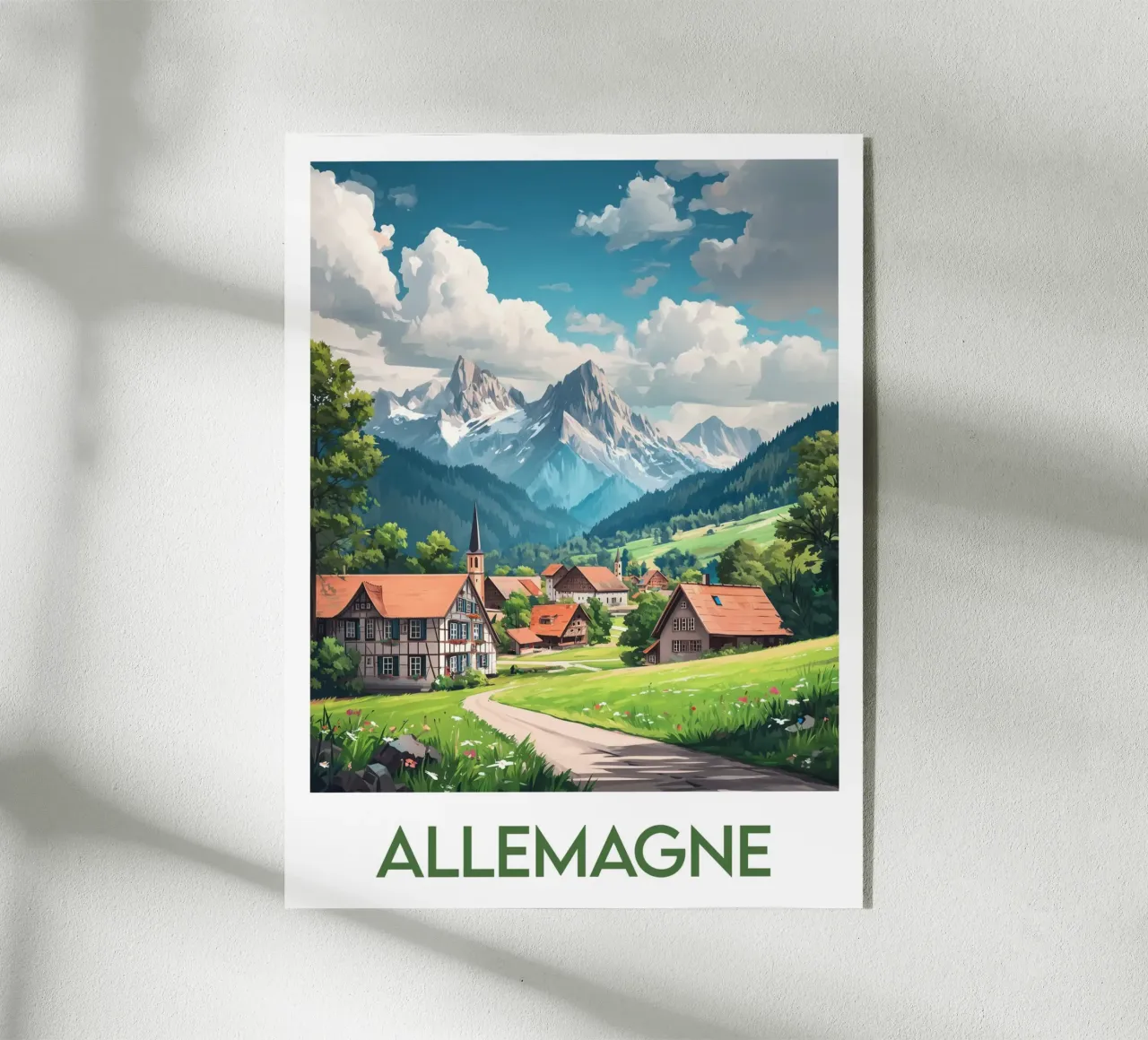 Poster Germania plexiglass da Frame the World