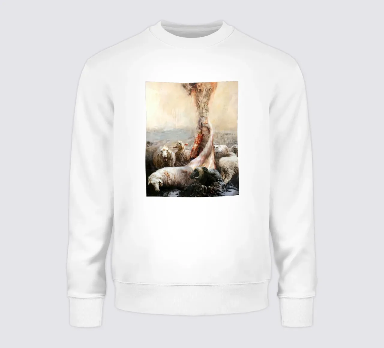 Guillermo Lorca The Sheep sweatshirt by Birgitart