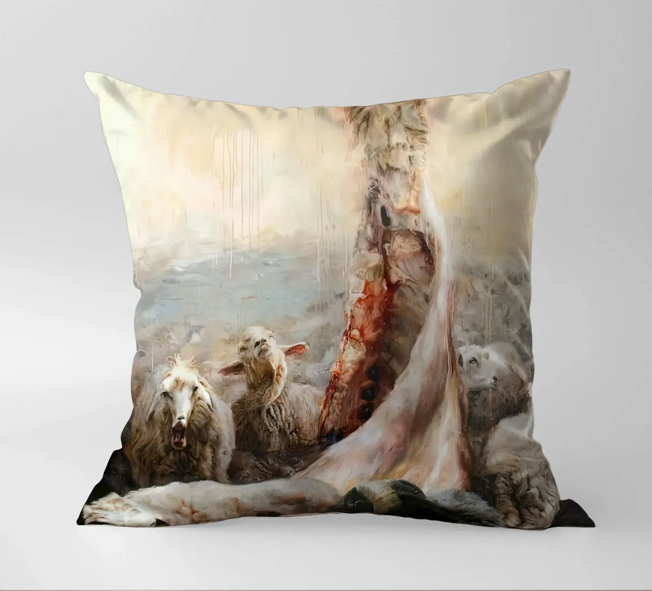 Guillermo Lorca The Sheep cuscino da Birgitart