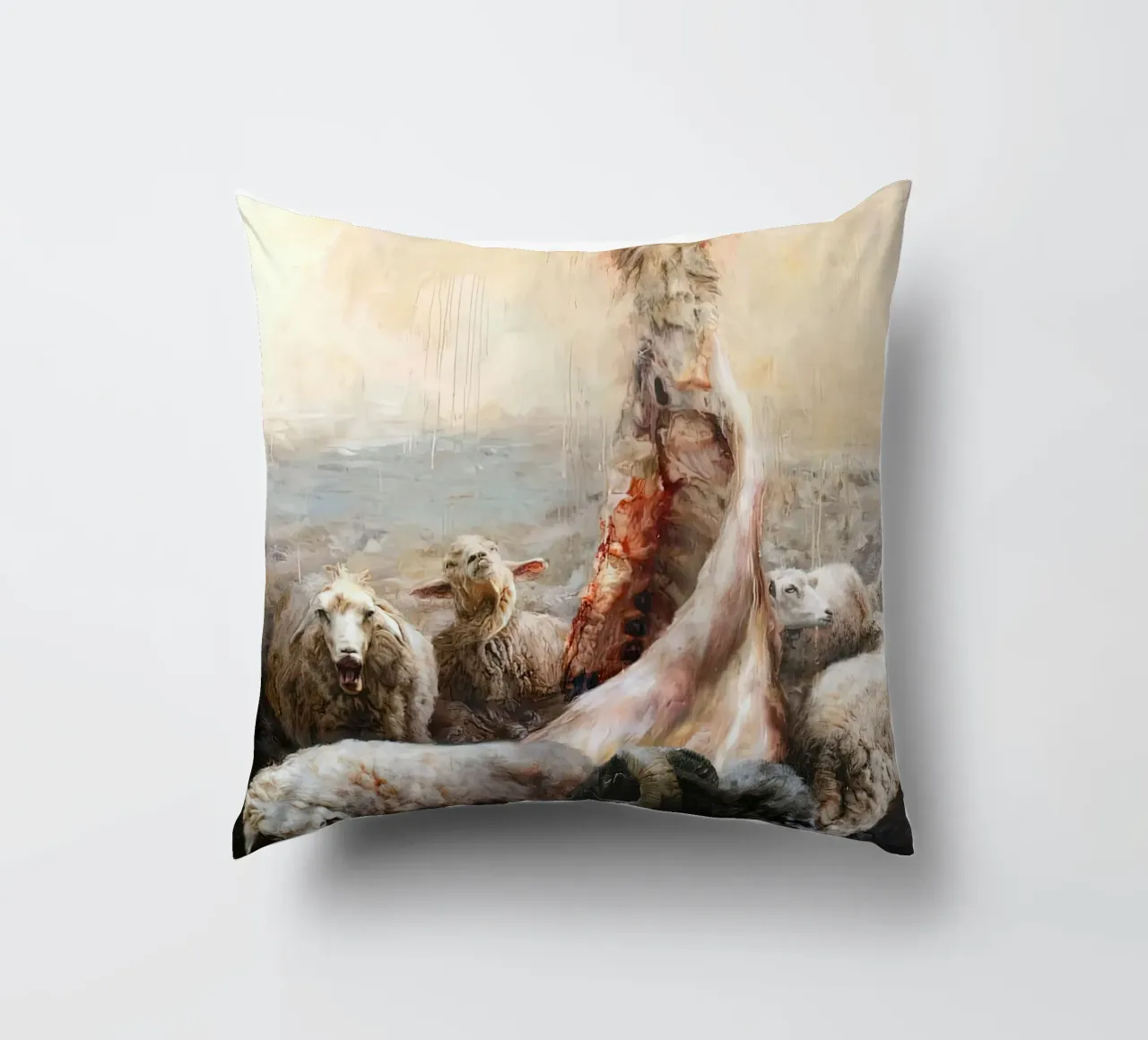 Guillermo Lorca The Sheep cuscino da Birgitart