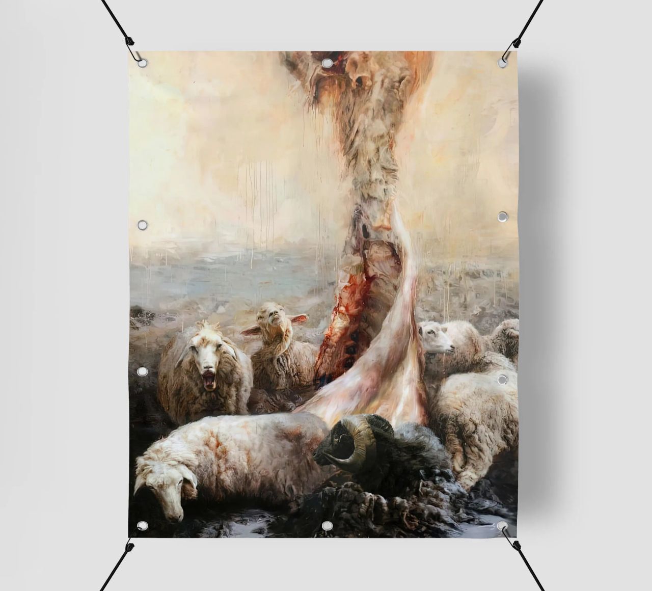 Guillermo Lorca The Sheep telo in pvc da Birgitart