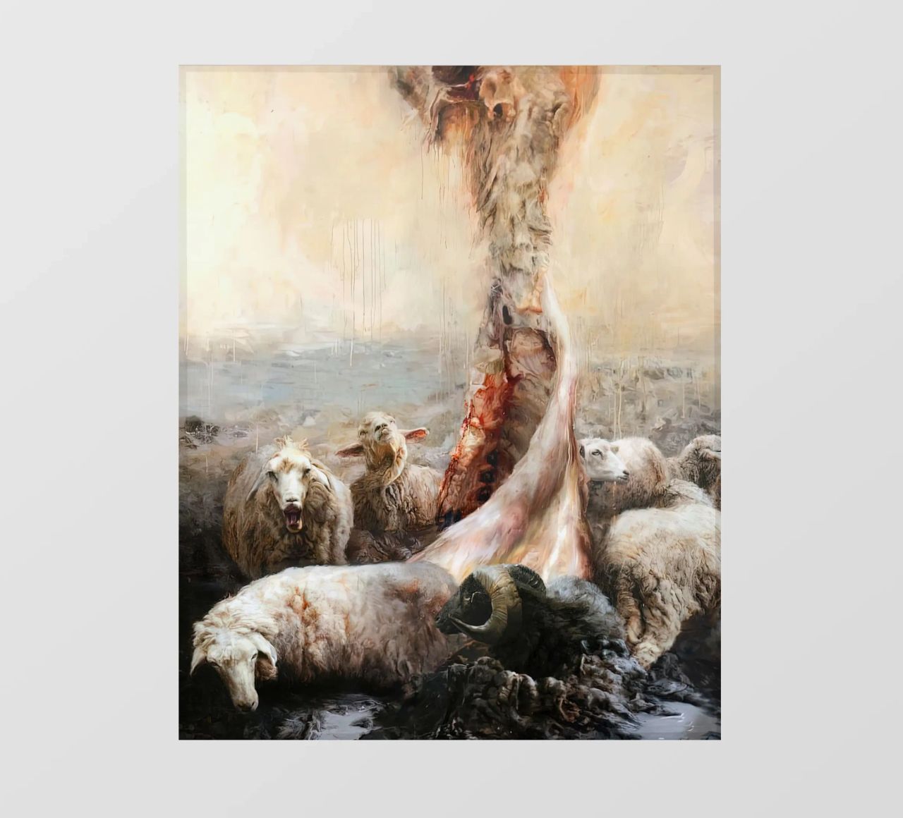 Guillermo Lorca The Sheep telo in pvc da Birgitart