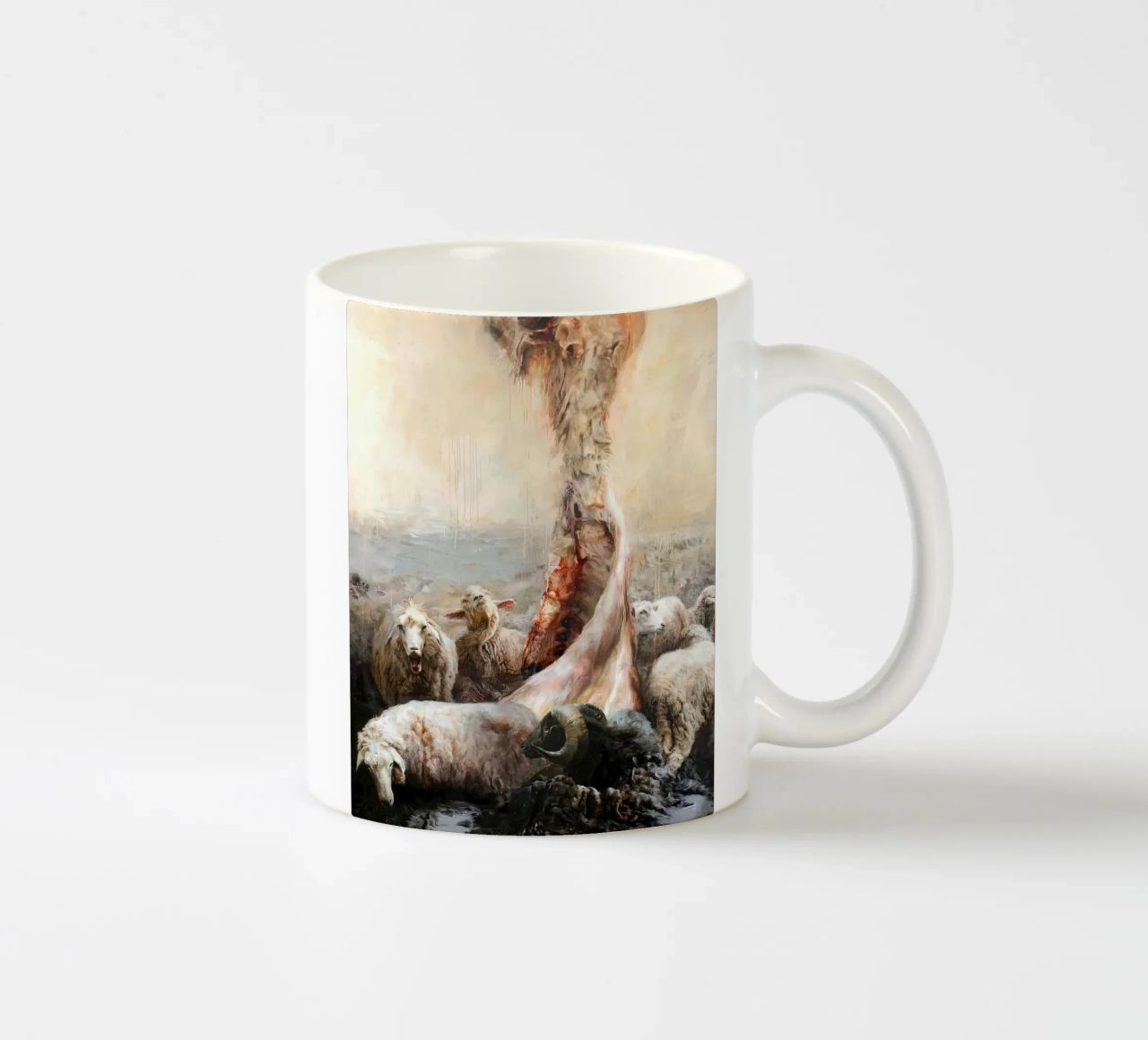 Guillermo Lorca The Sheep tazza in ceramica da Birgitart