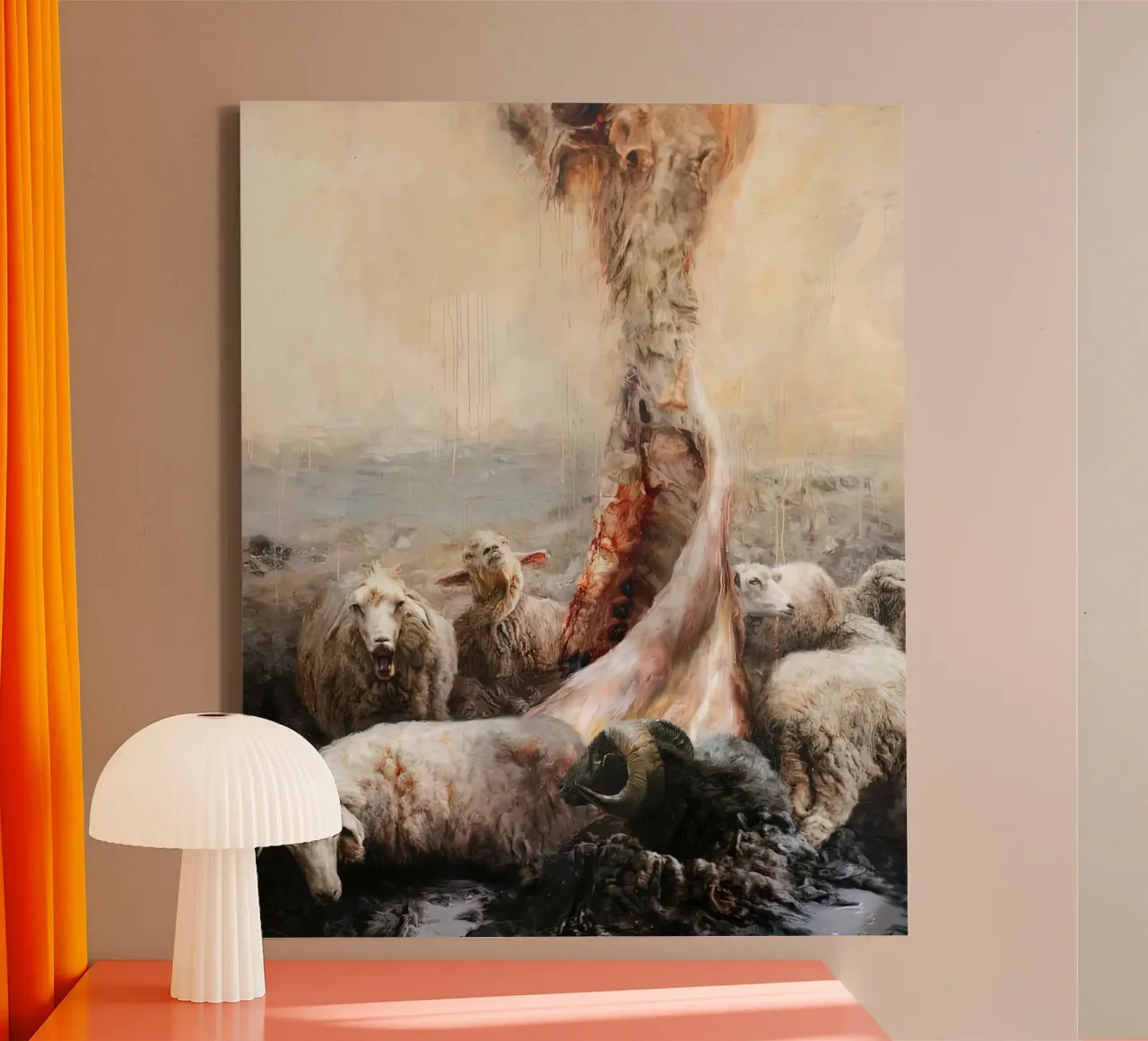 Guillermo Lorca The Sheep tela da Birgitart