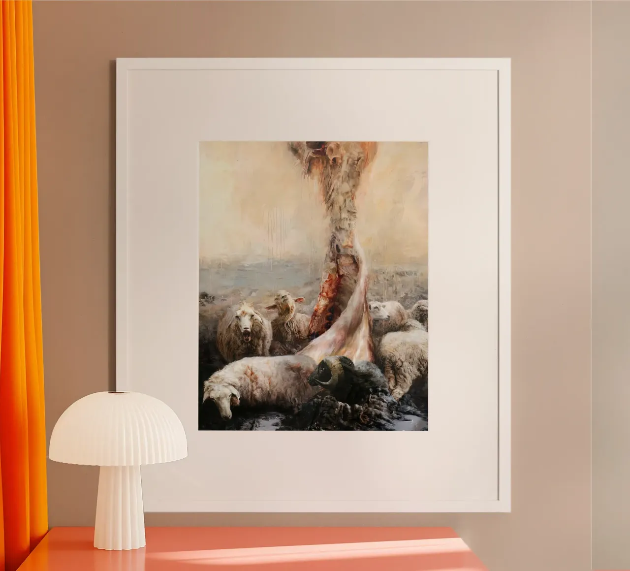 Guillermo Lorca The Sheep carta hahnemühle da Birgitart